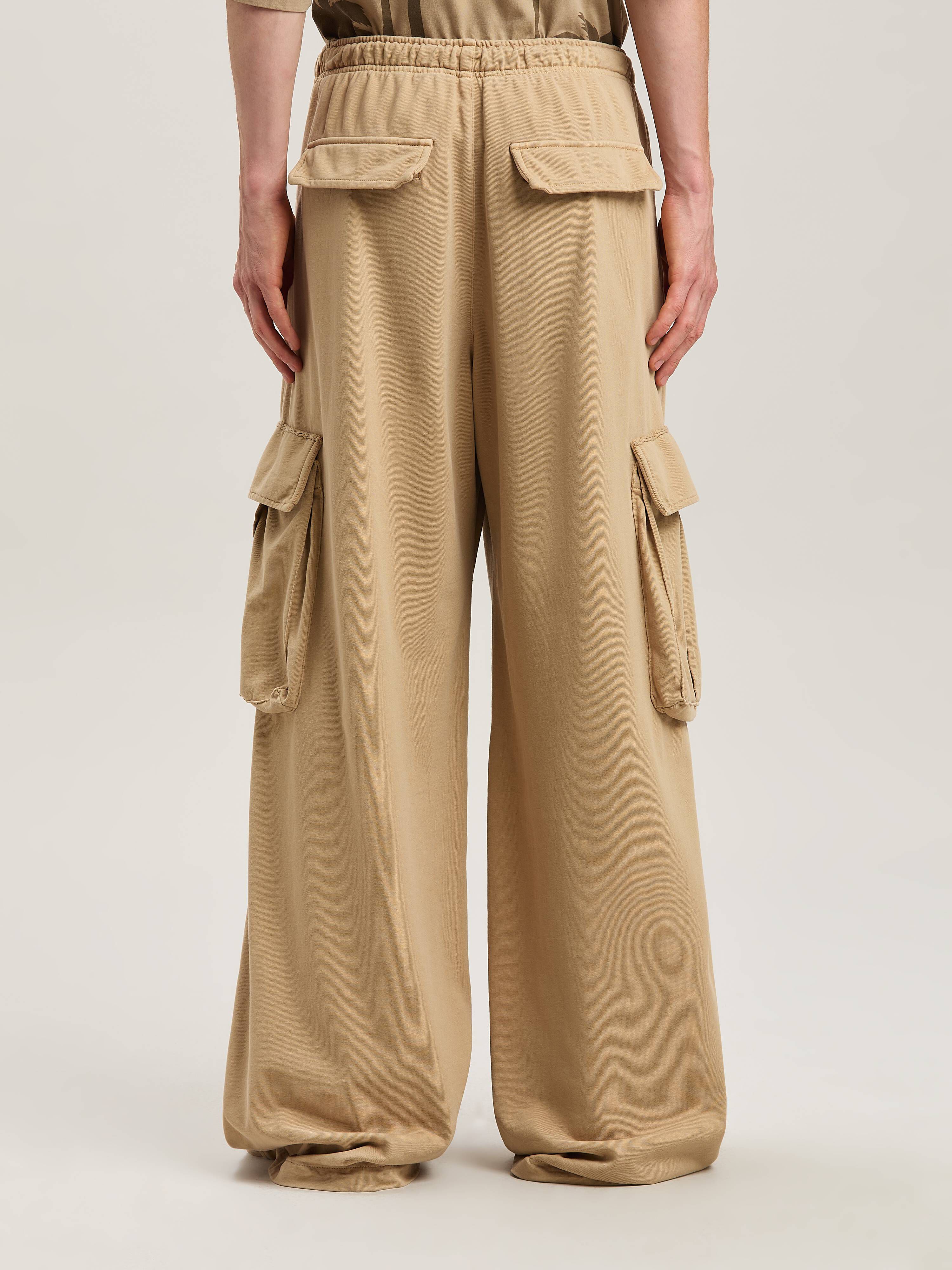 PALM ANGELS  POCKETS CARGO PANTS CAMEL - CAMEL PMCF034S25FAB001