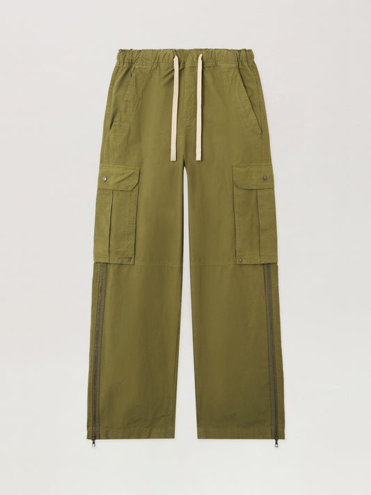 PALM ANGELS  ARMY GREEN - DARK GREEN PMCF037F25FAB001