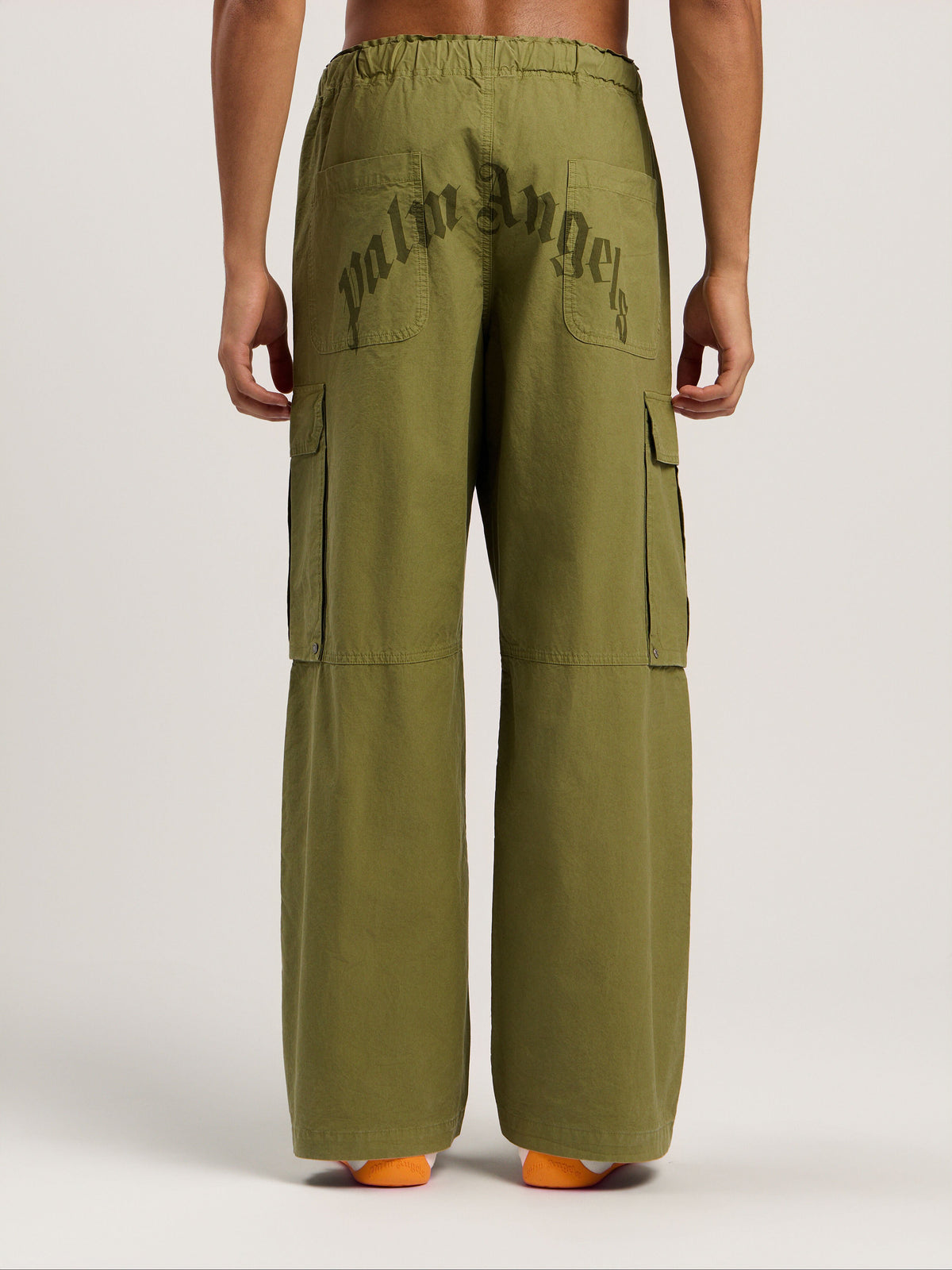 PALM ANGELS  ARMY GREEN - DARK GREEN PMCF037F25FAB001