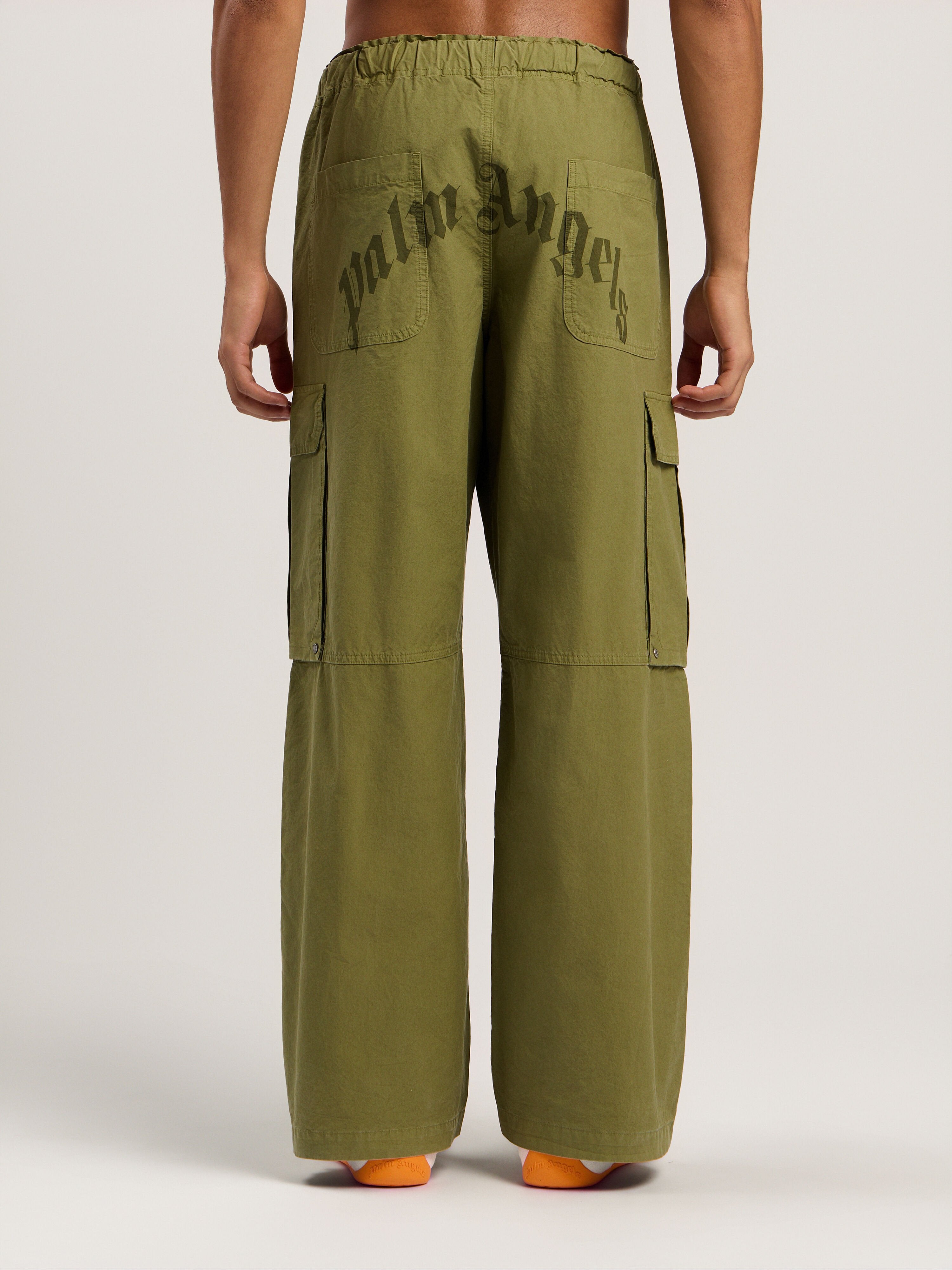 PALM ANGELS  ARMY GREEN - DARK GREEN PMCF037F25FAB001