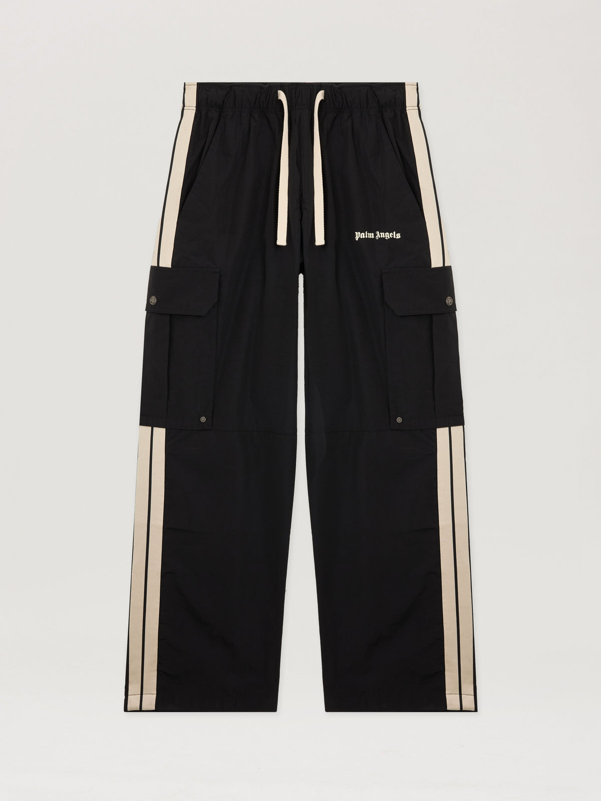 PALM ANGELS  BLACK - OFF WHITE PMCF039F25FAB001