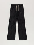 PALM ANGELS Curved Logo Draws Cargo Pants BLACK OFF WHITE PMCF03BS26FAB002