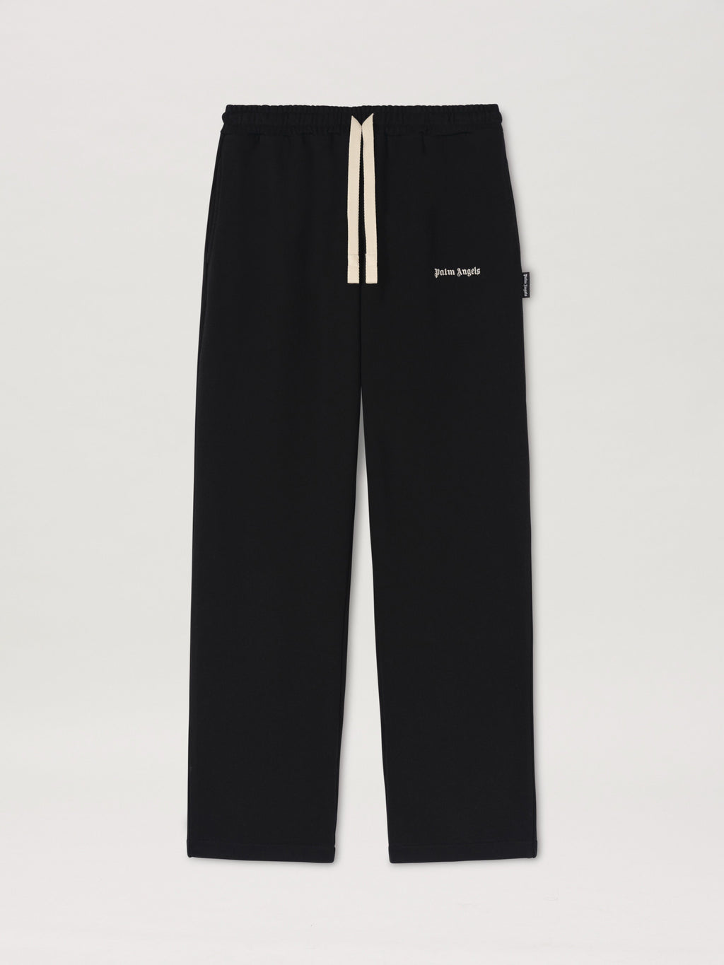 PALM ANGELS  CLASSIC LOGO EMB SWEATPANTS BLACK OFF WH BLACK OFF WHITE PMCH022C99FLE001