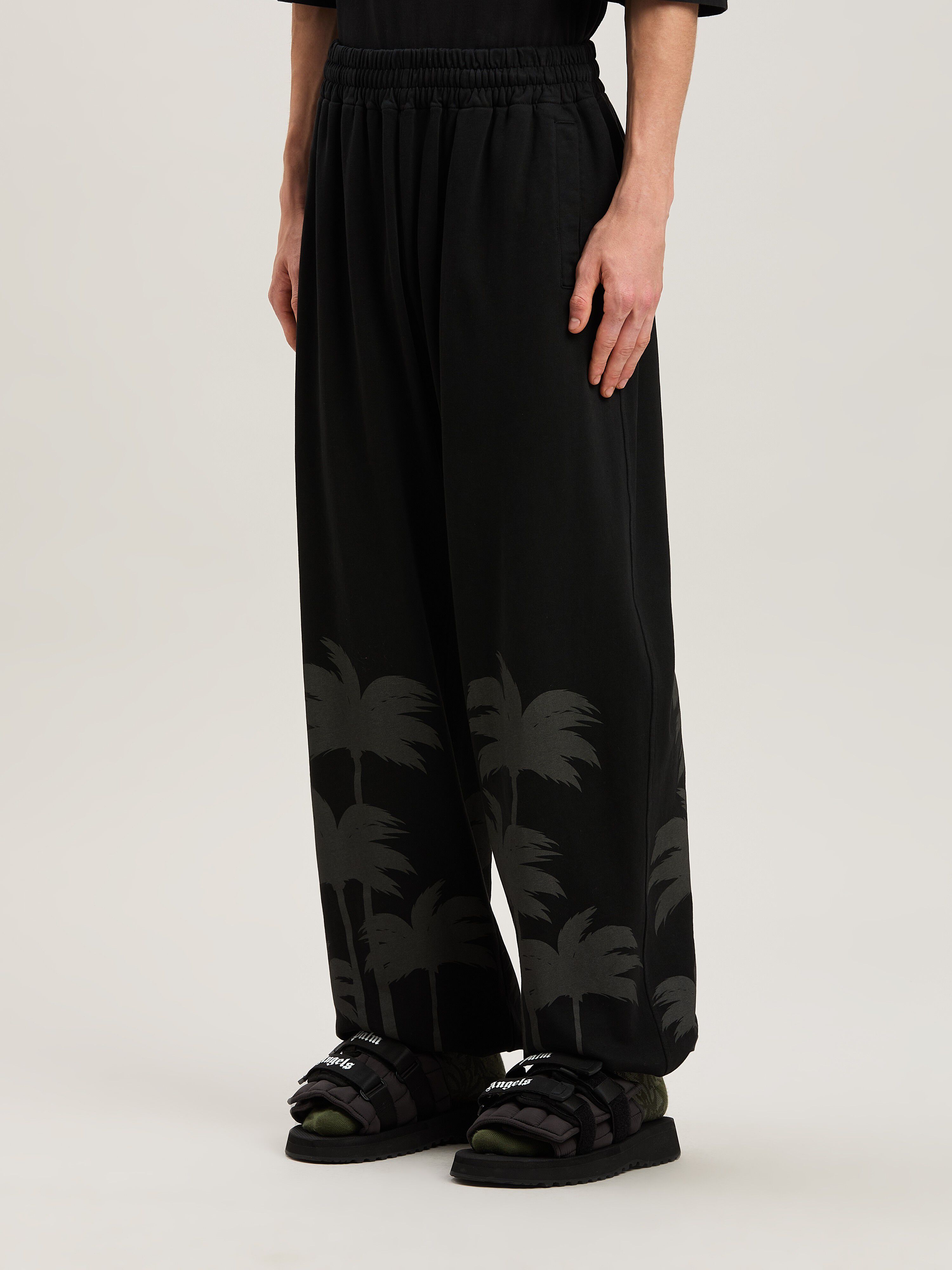 PALM ANGELS  PALMS SWEATPANTS VINTAGE BLACK - VINTAGE VINTAGE BLACK - VINTAGE BLACK PMCH025S25FLE001