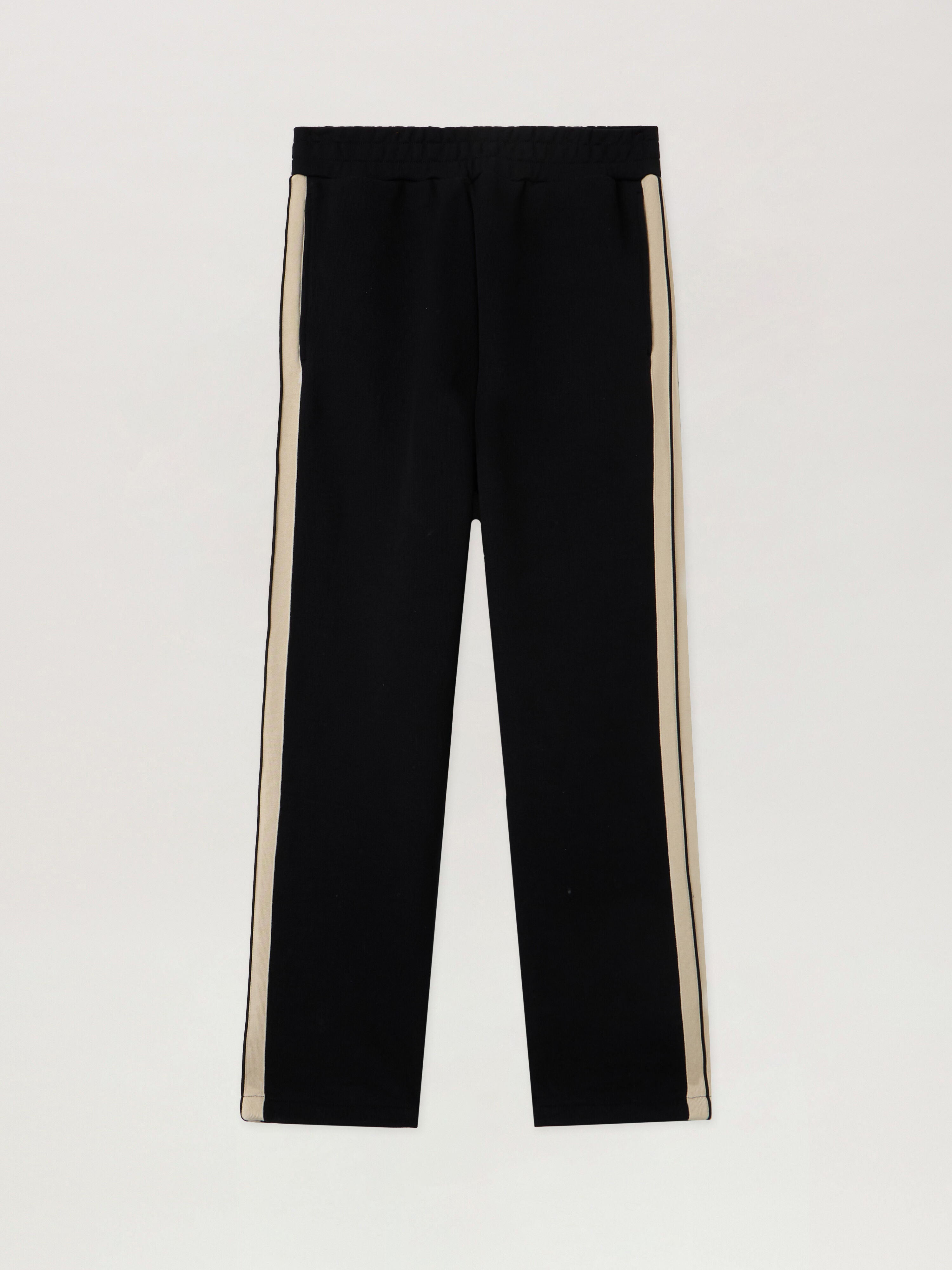 PALM ANGELS  BLACK - OFF WHITE PMCH02KF25FLE001