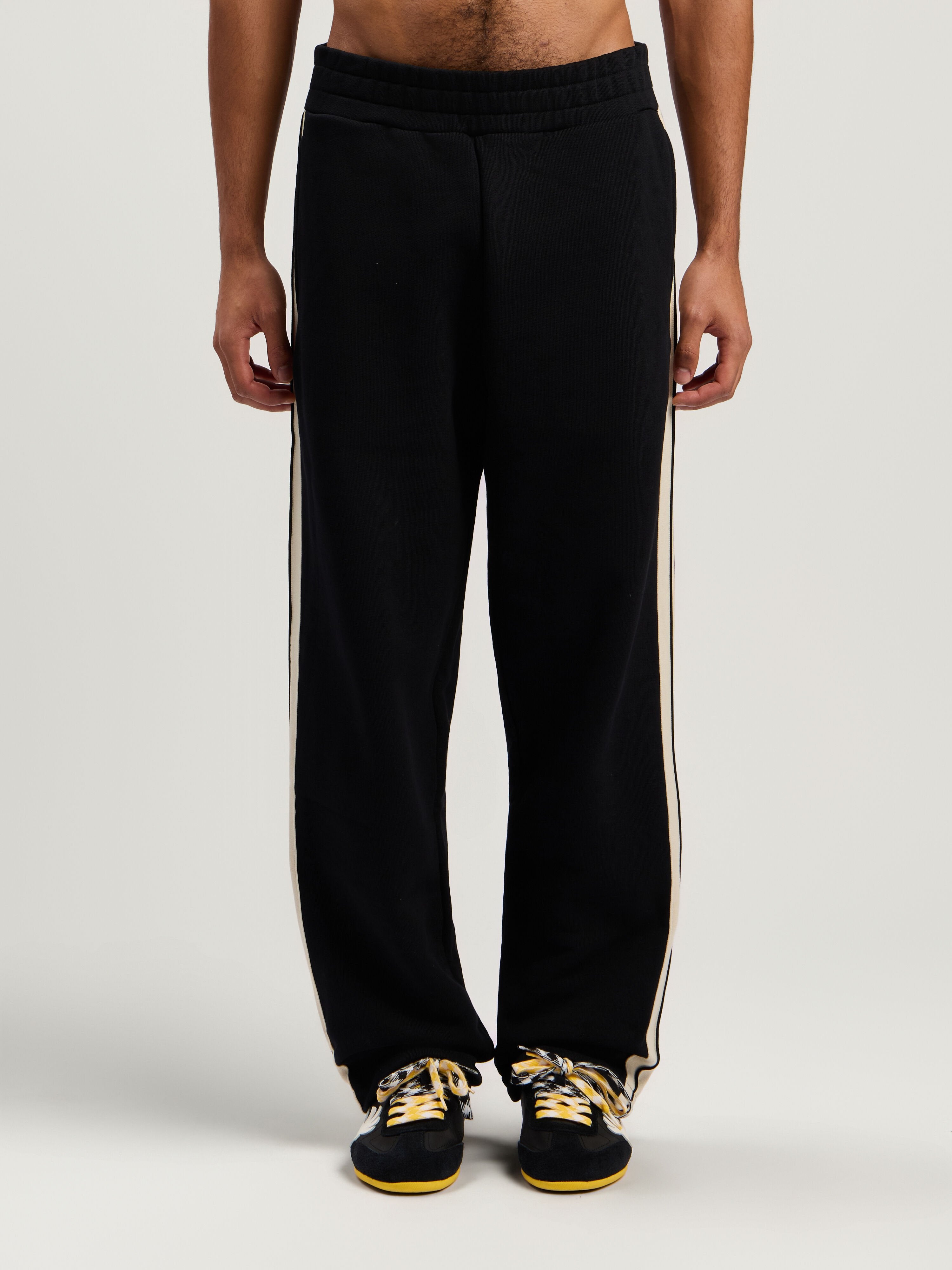 PALM ANGELS  BLACK - OFF WHITE PMCH02KF25FLE001
