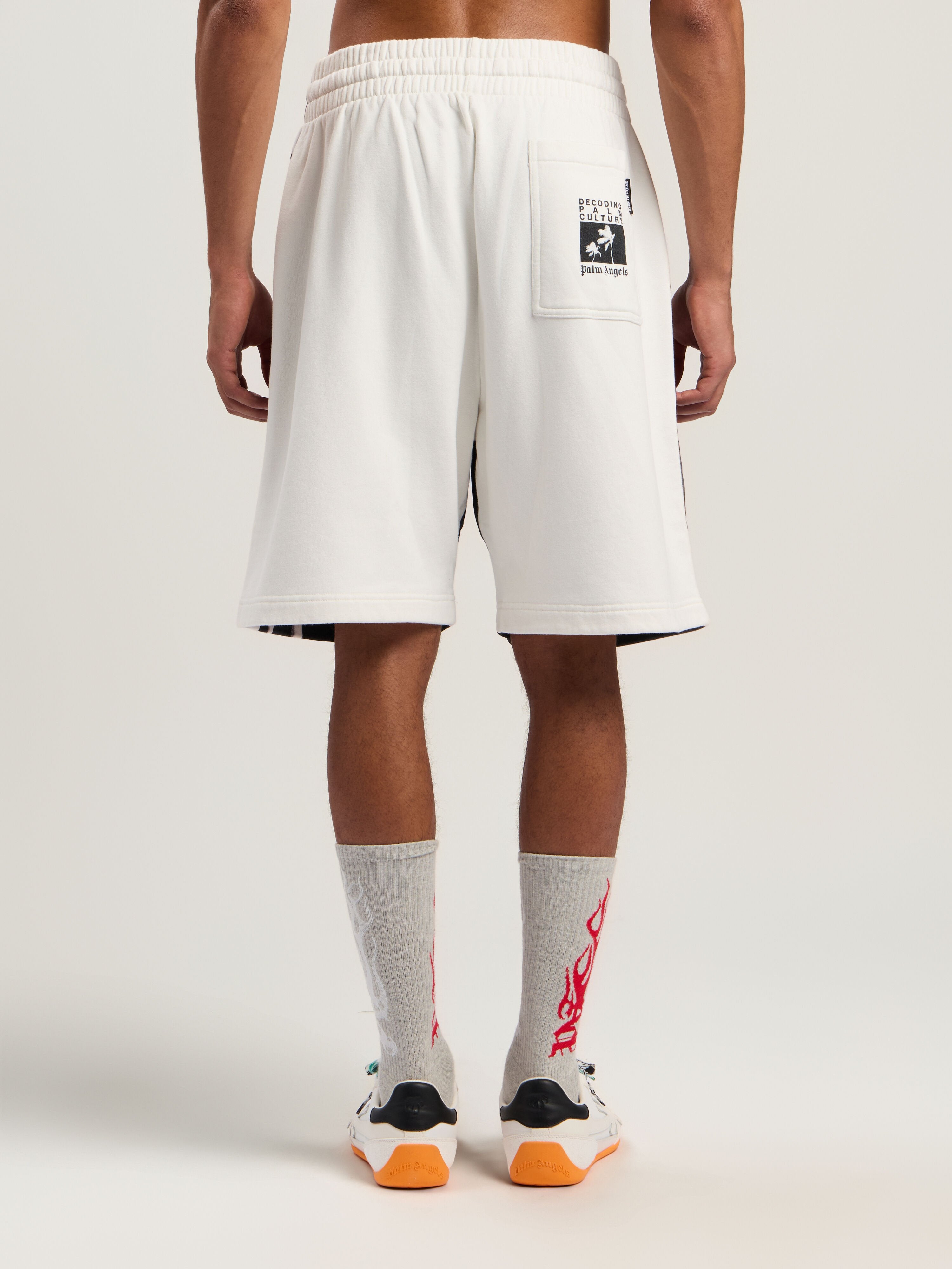 PALM ANGELS  OFF WHITE - BLACK PMCI019F25FLE002