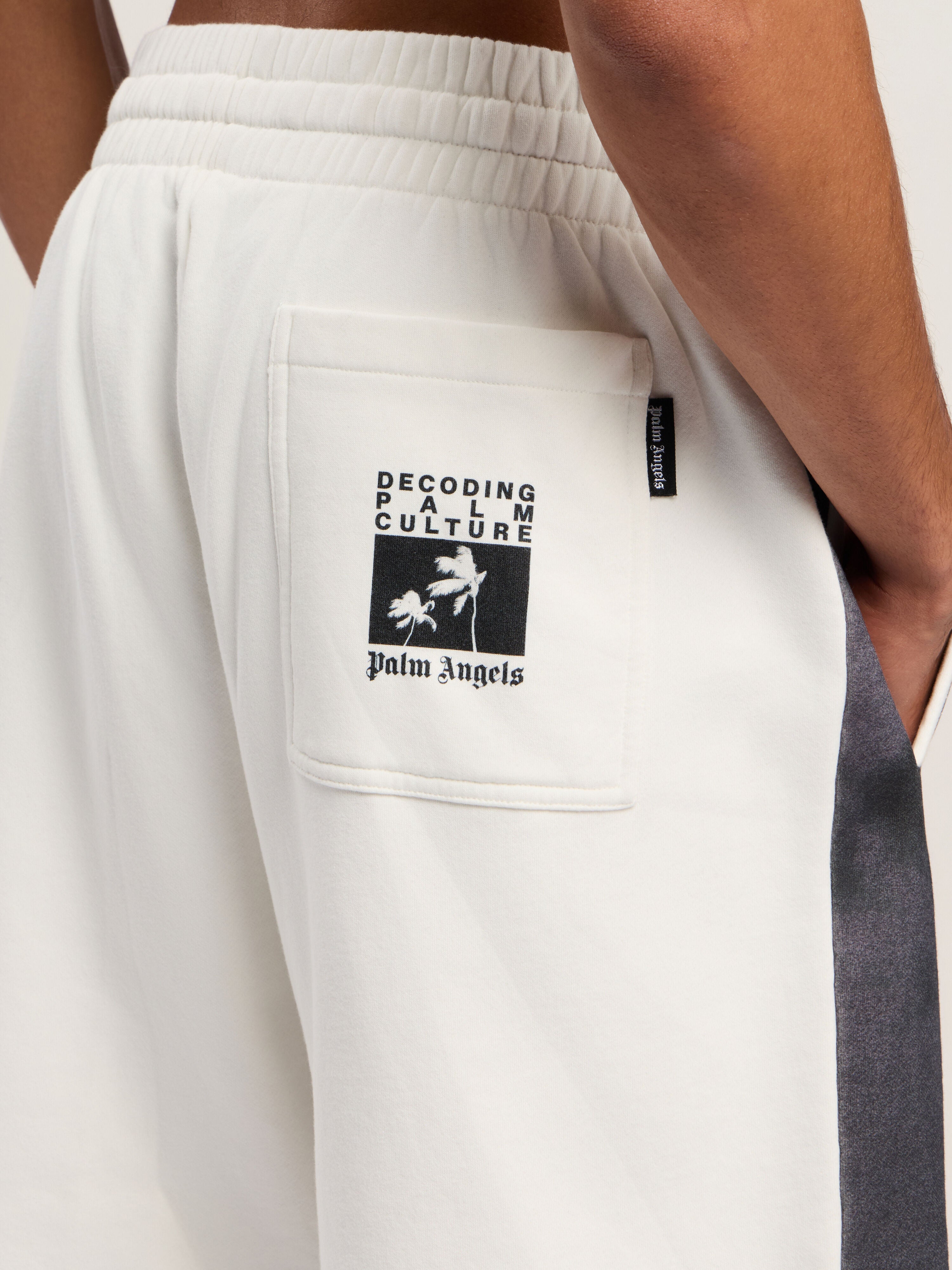 PALM ANGELS  OFF WHITE - BLACK PMCI019F25FLE002