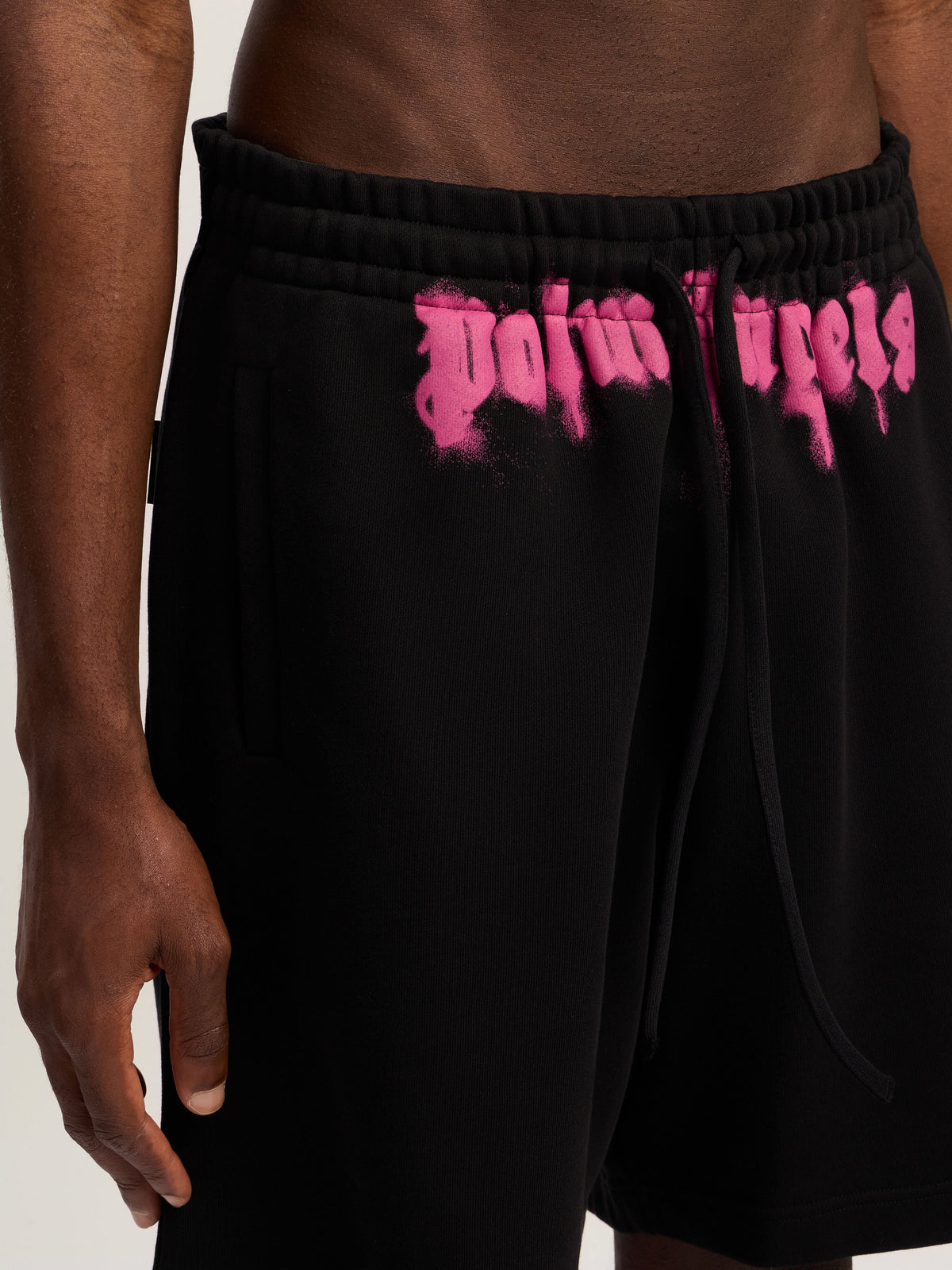 PALM ANGELS  BLACK - FUCHSIA PMCI019F25FLE003