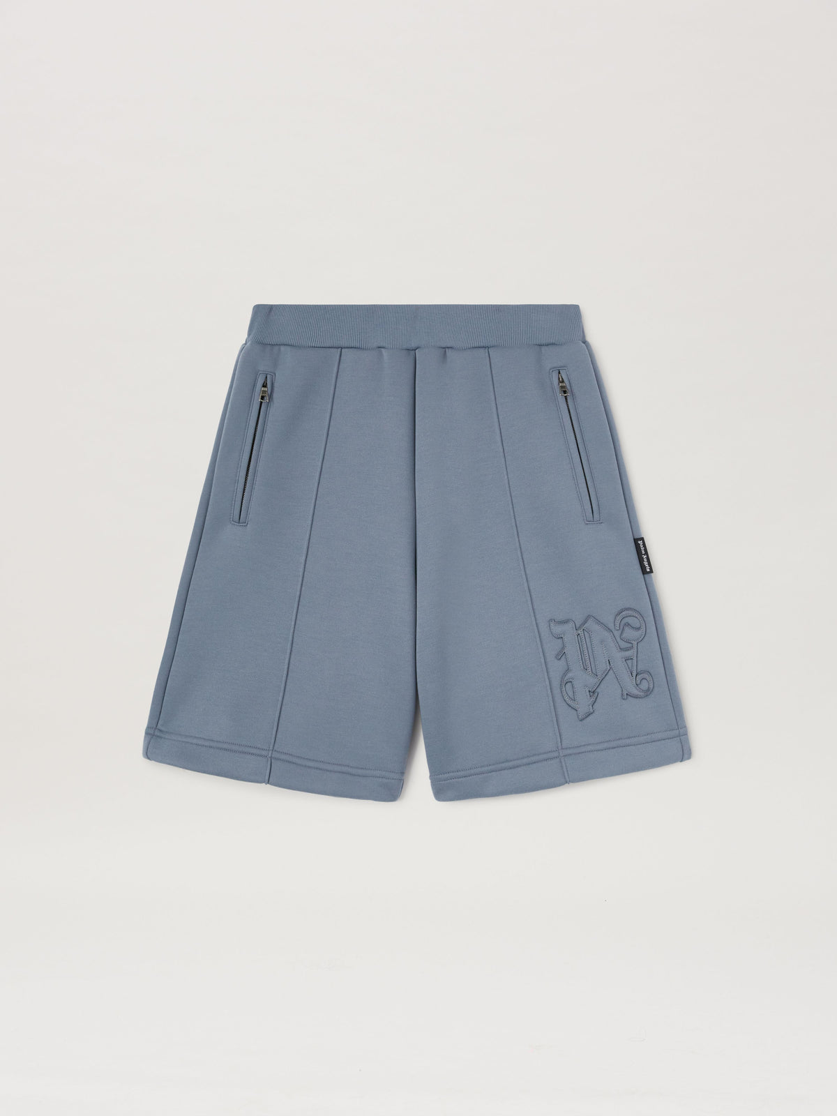 PALM ANGELS  MONOGRAM NEOPRENE SHORTS GREY - GREY PMCI024S25FAB001
