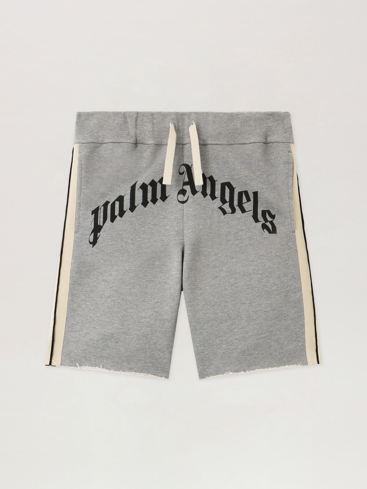 PALM ANGELS  GREY MELANGE - BLACK PMCI026F25FLE001