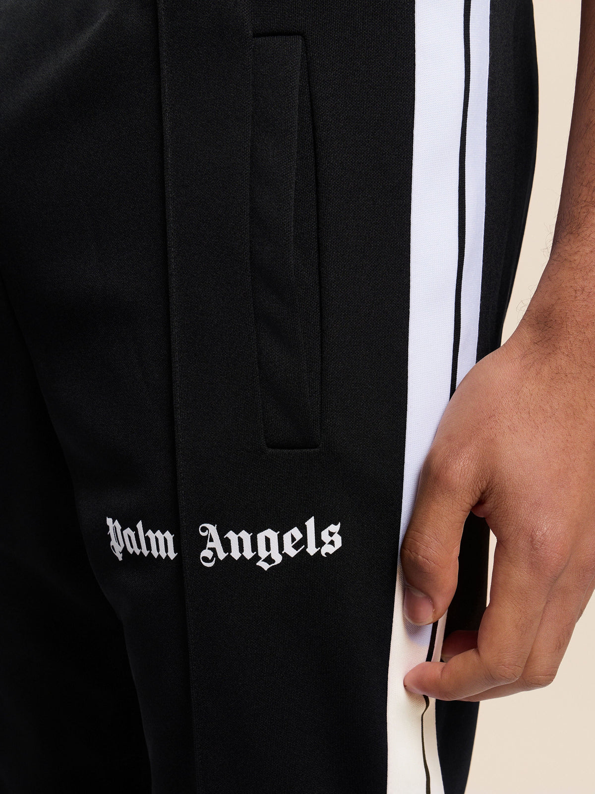 PALM ANGELS  BLACK WHITE PMCJ005C99FAB002