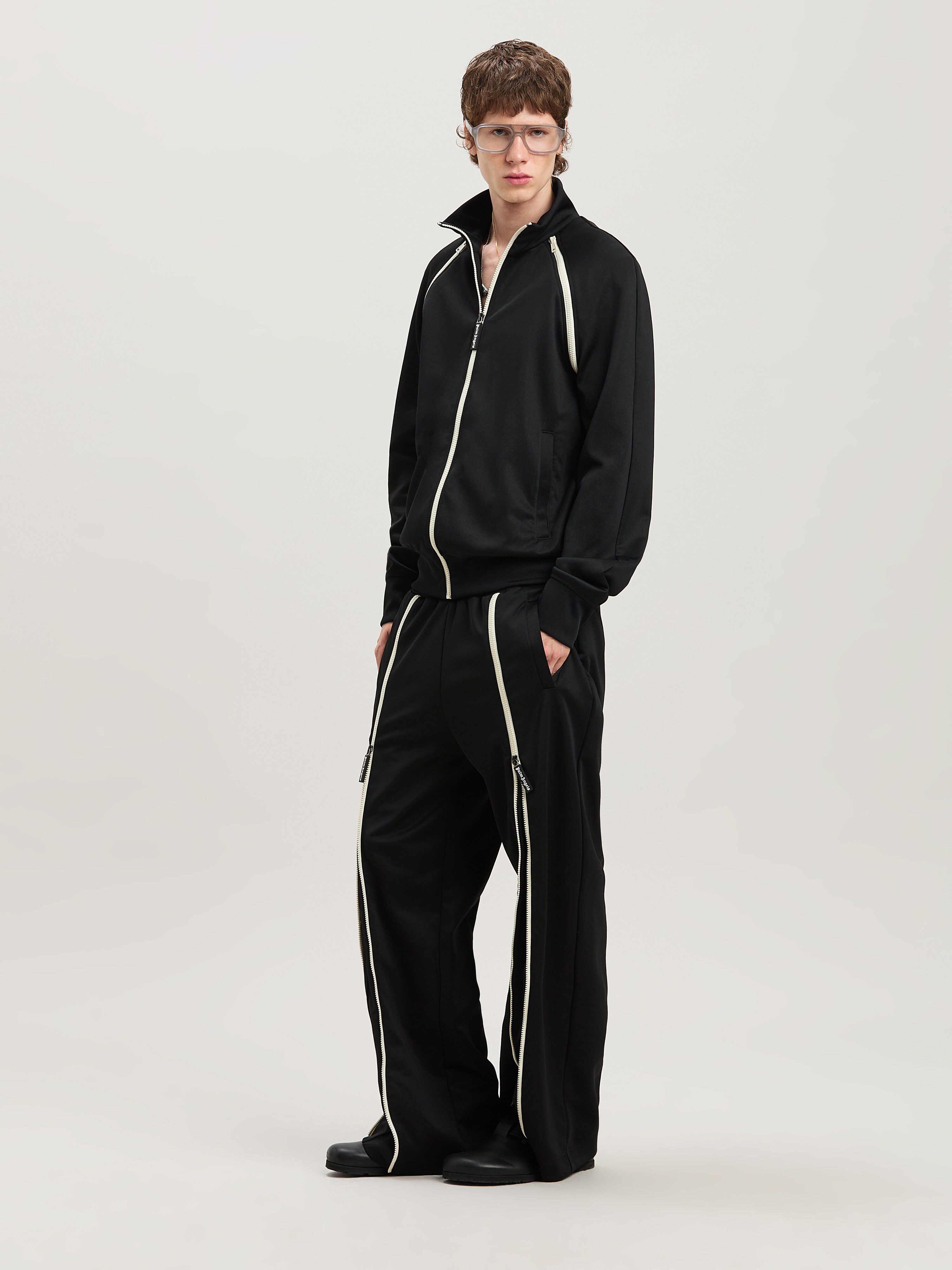 PALM ANGELS  VINTAGE TRACK PANTS BLACK - BLACK PMCJ043S25FAB001