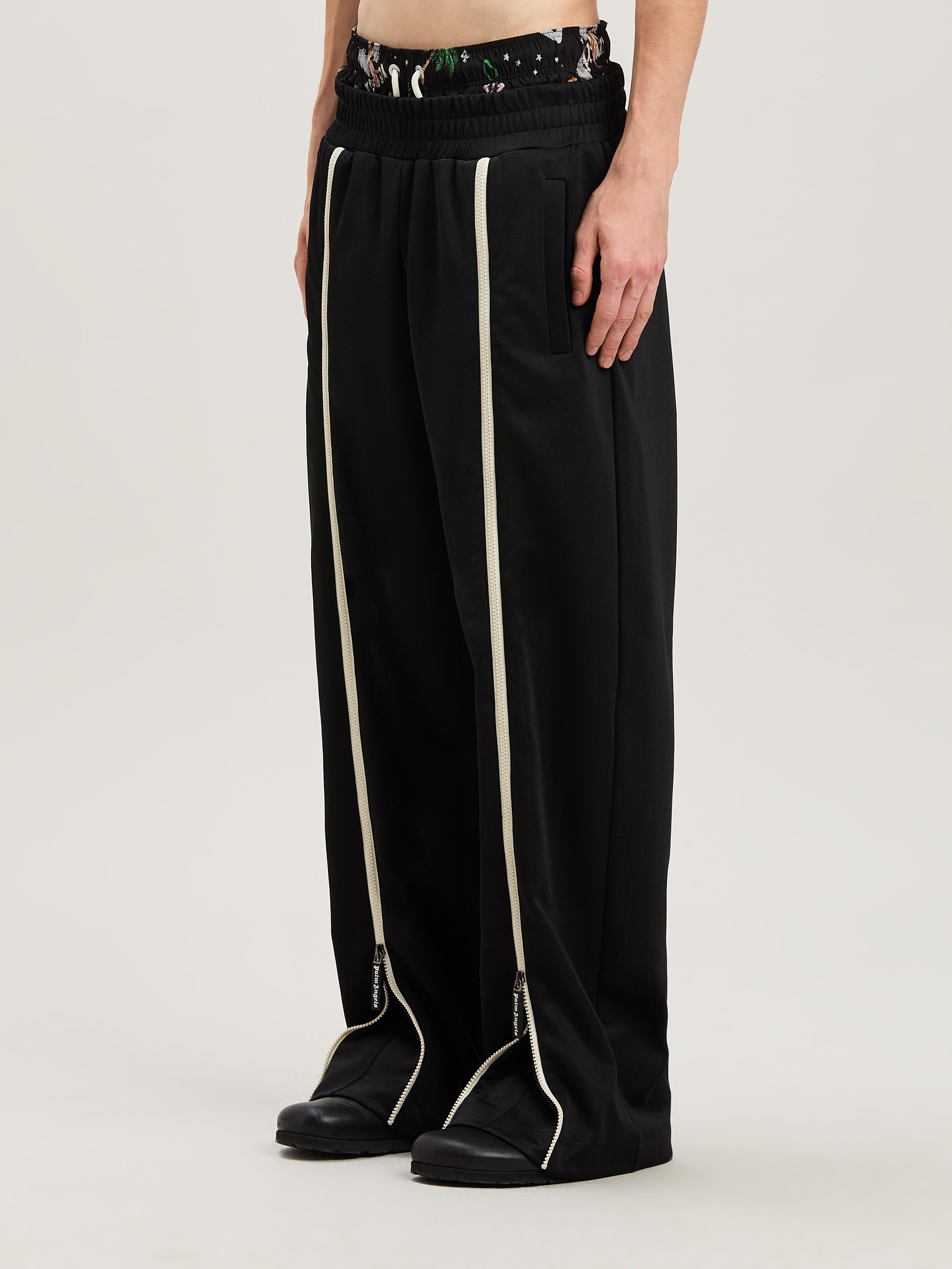 PALM ANGELS  VINTAGE TRACK PANTS BLACK - BLACK PMCJ043S25FAB001