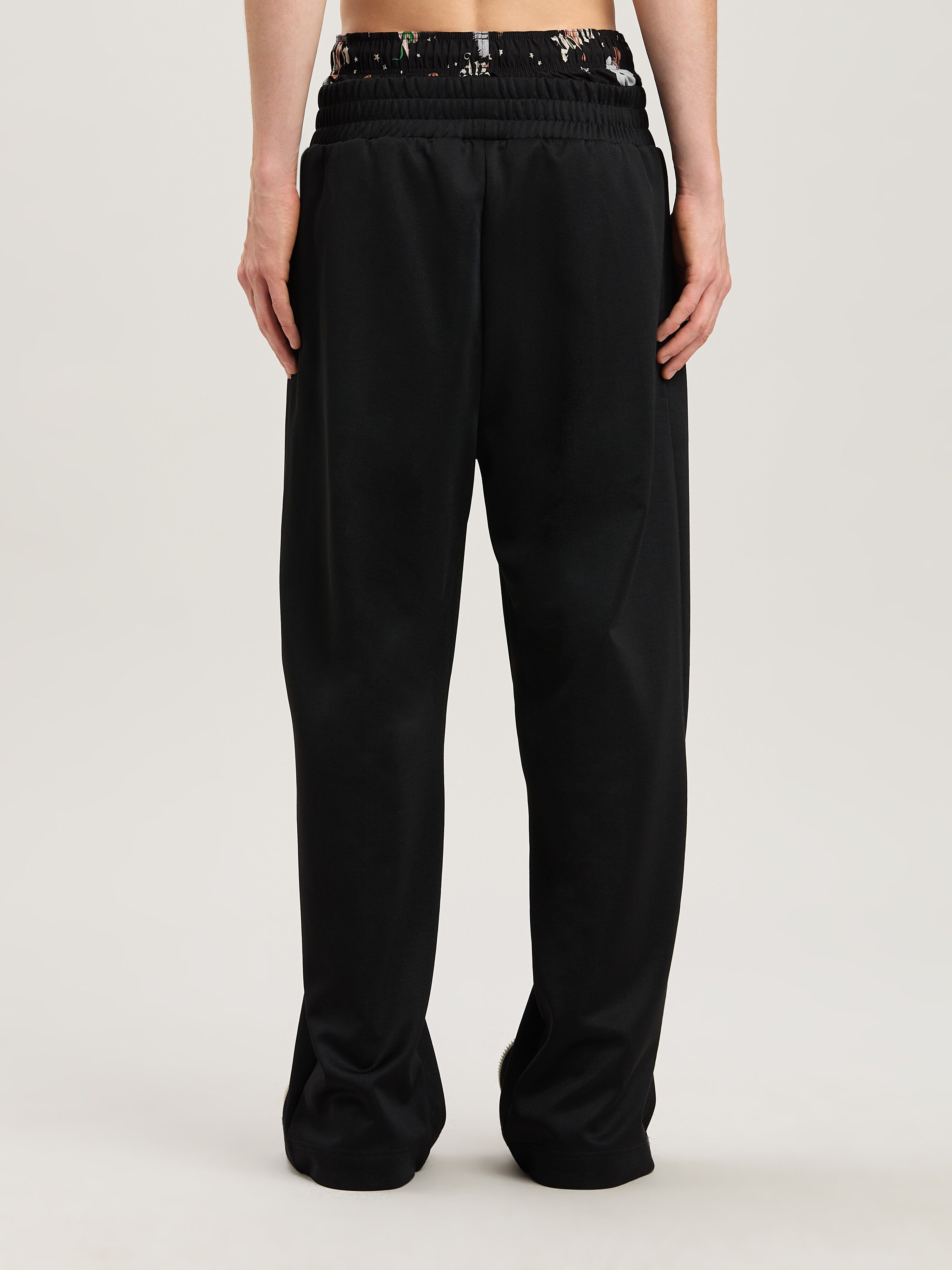 PALM ANGELS  VINTAGE TRACK PANTS BLACK - BLACK PMCJ043S25FAB001