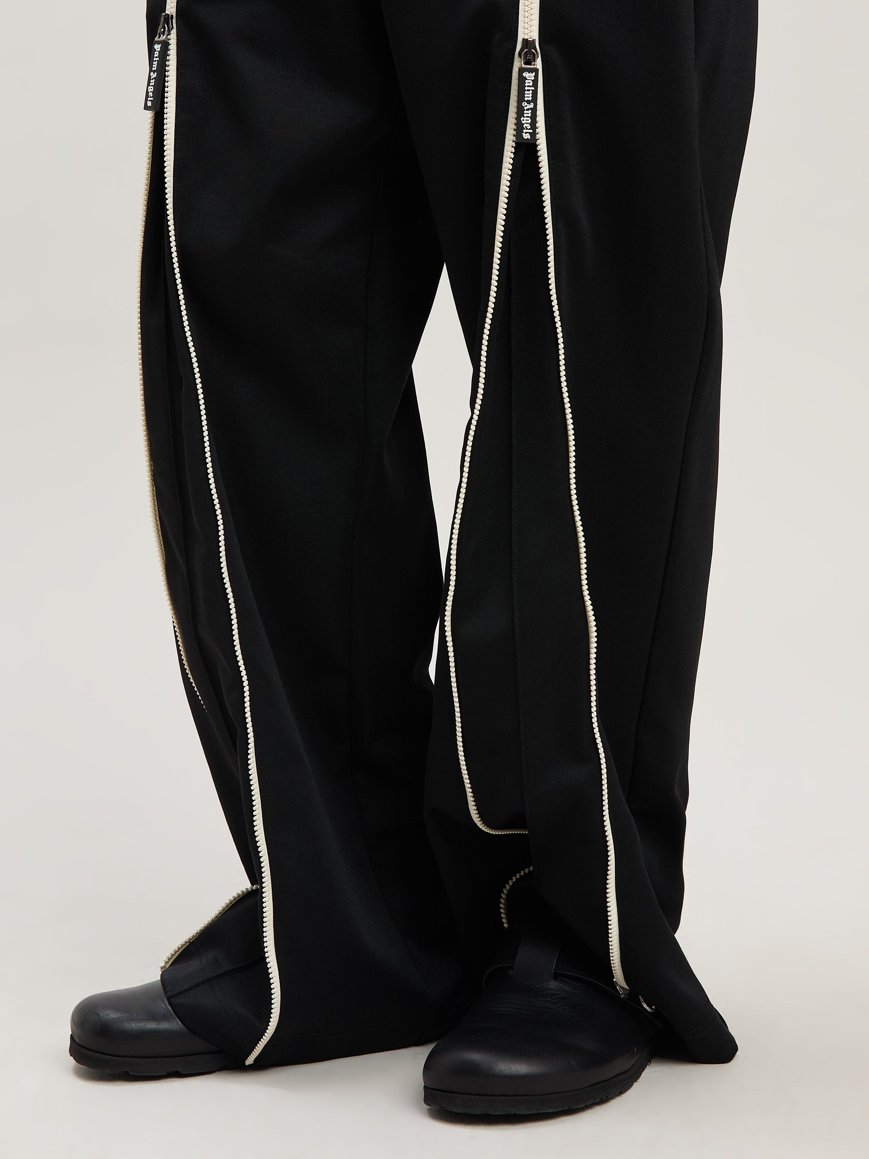 PALM ANGELS  VINTAGE TRACK PANTS BLACK - BLACK PMCJ043S25FAB001