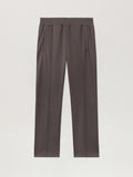 PALM ANGELS Curved Logo Track Pants DARK GREY - OFF WHITE PMCJ048F25FAB001