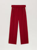 PALM ANGELS Classic Logo Zip-Up Track Pants RED - OFF WHITE PMCJ04HF25FAB001