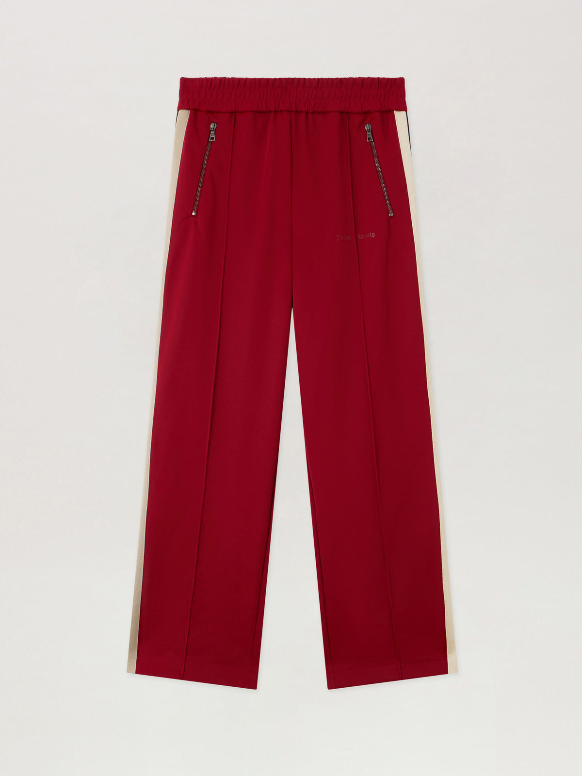 PALM ANGELS Classic Logo Zip-Up Track Pants RED - OFF WHITE PMCJ04HF25FAB001