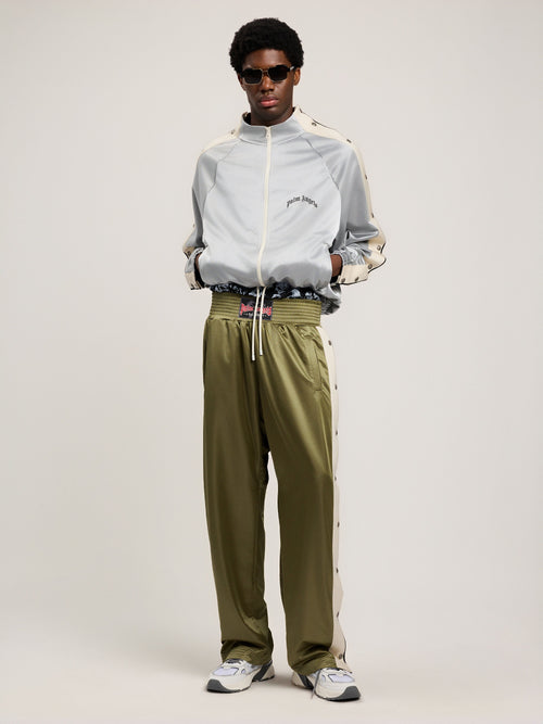 PALM ANGELS Boxe Track Pants MILITARY GREEN BLACK PMCJ04IS26FAB001