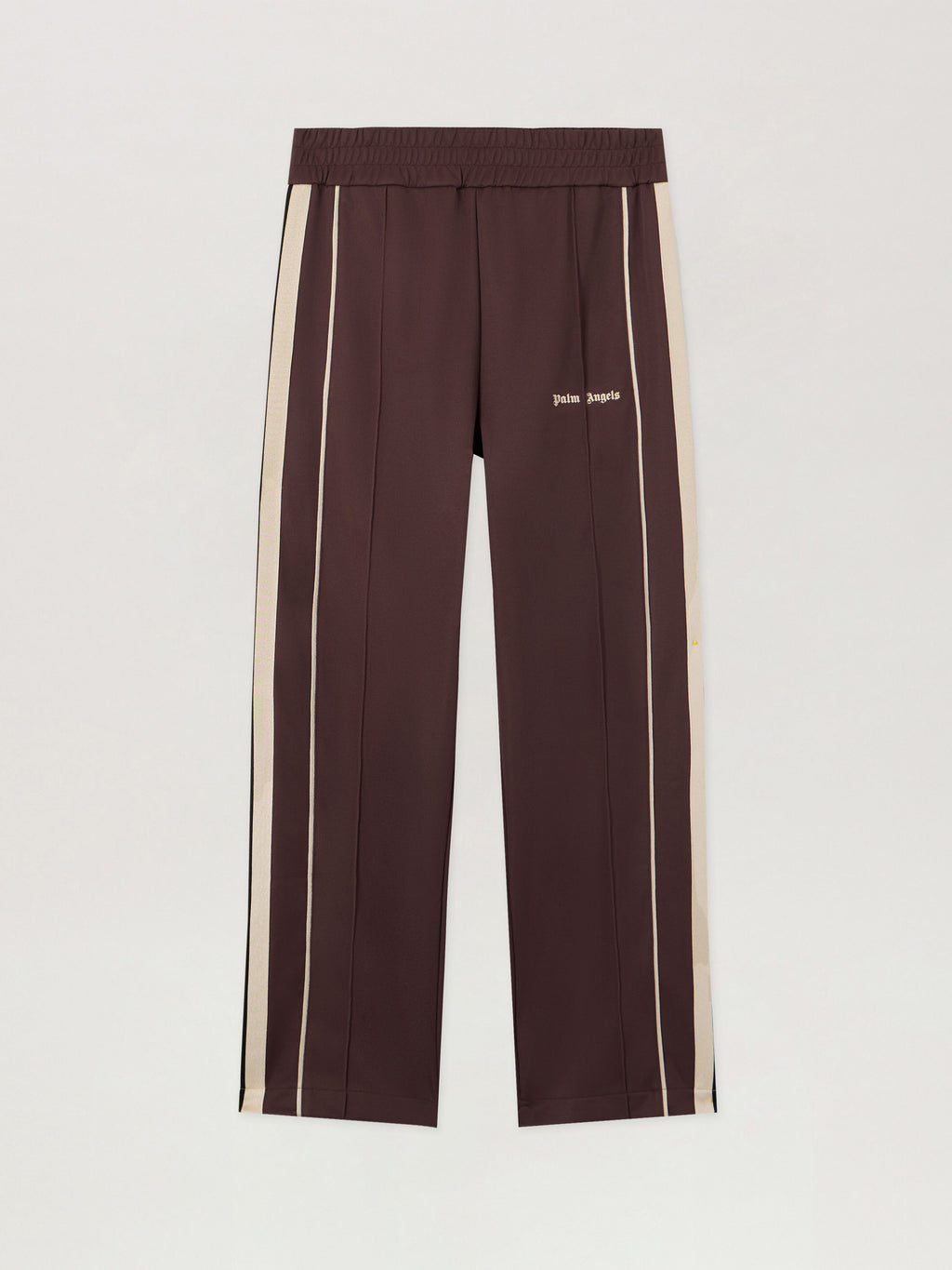 PALM ANGELS Classic Logo Vintage Track Pants BROWN OFF WHITE PMCJ04JS26FAB001