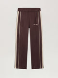 PALM ANGELS Classic Logo Vintage Track Pants BROWN OFF WHITE PMCJ04JS26FAB001