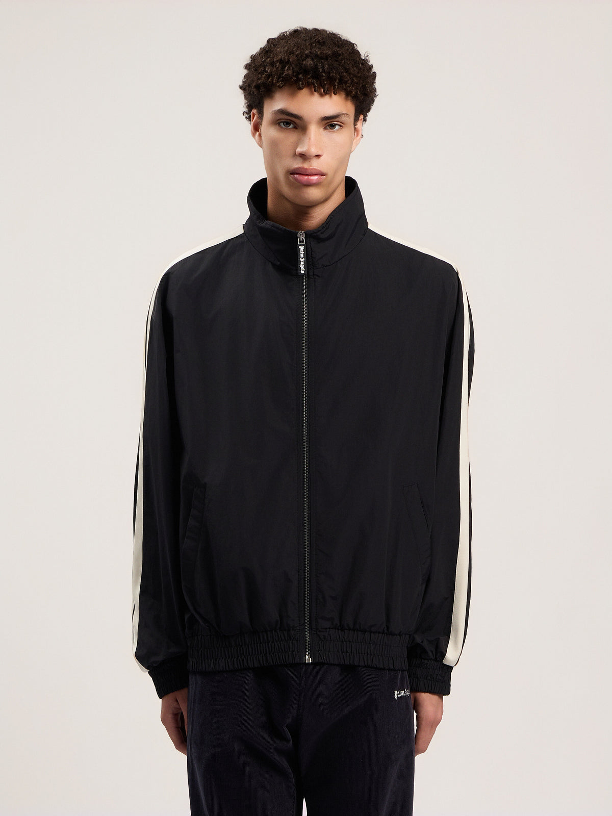 PALM ANGELS  BLACK - OFF WHITE PMEB029F25FAB001