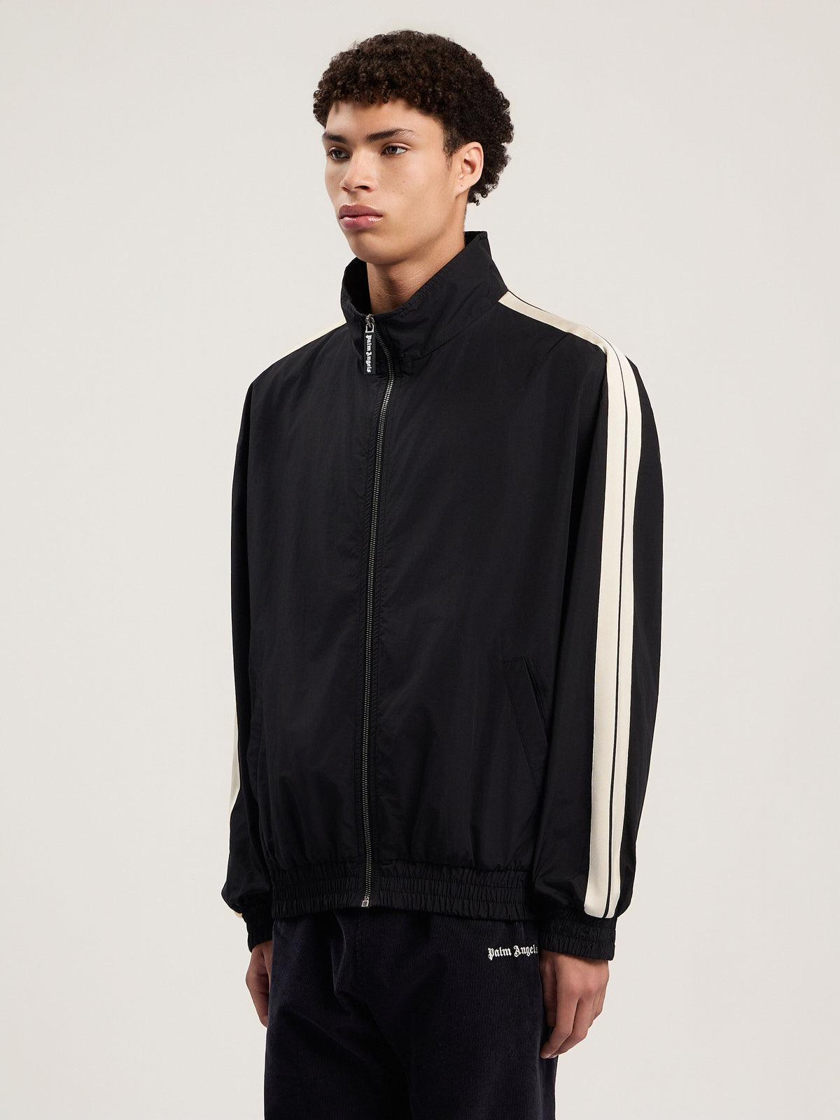 PALM ANGELS  BLACK - OFF WHITE PMEB029F25FAB001