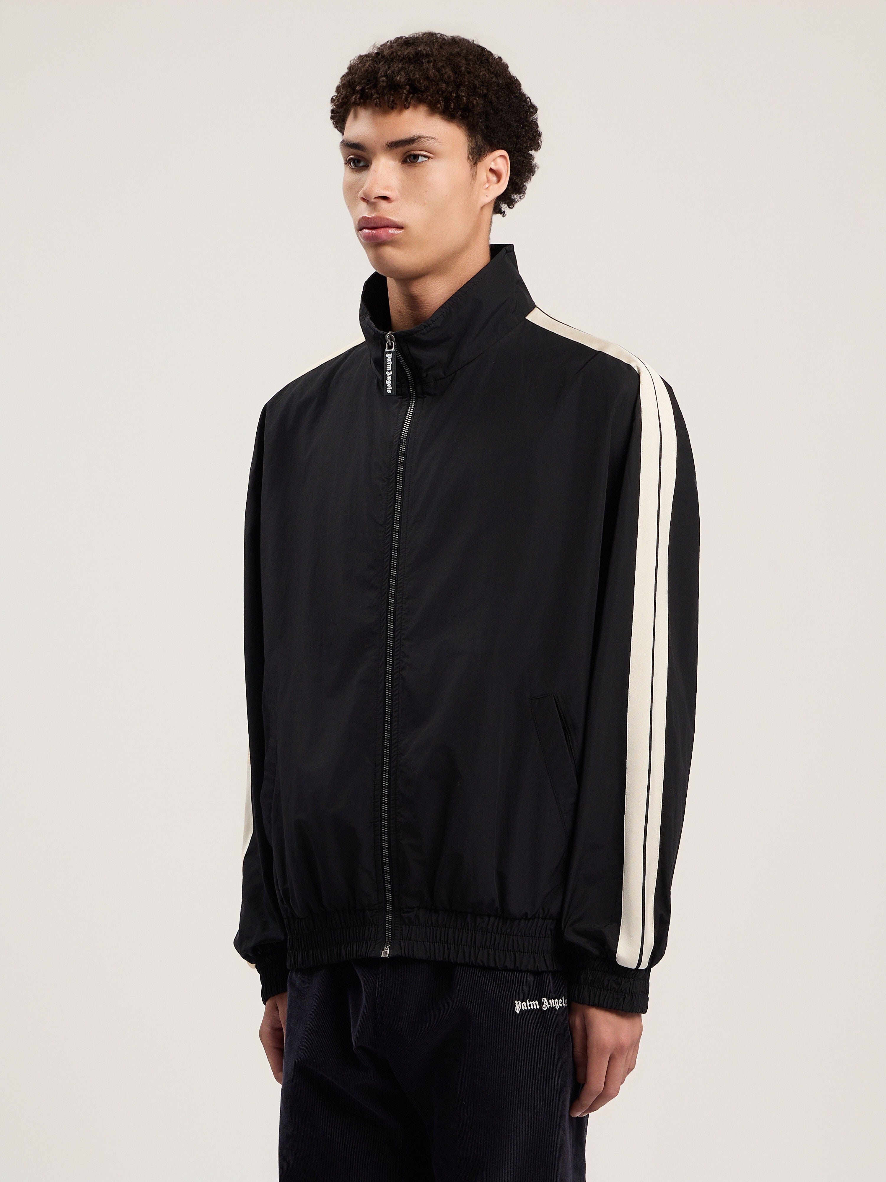 PALM ANGELS  BLACK - OFF WHITE PMEB029F25FAB001