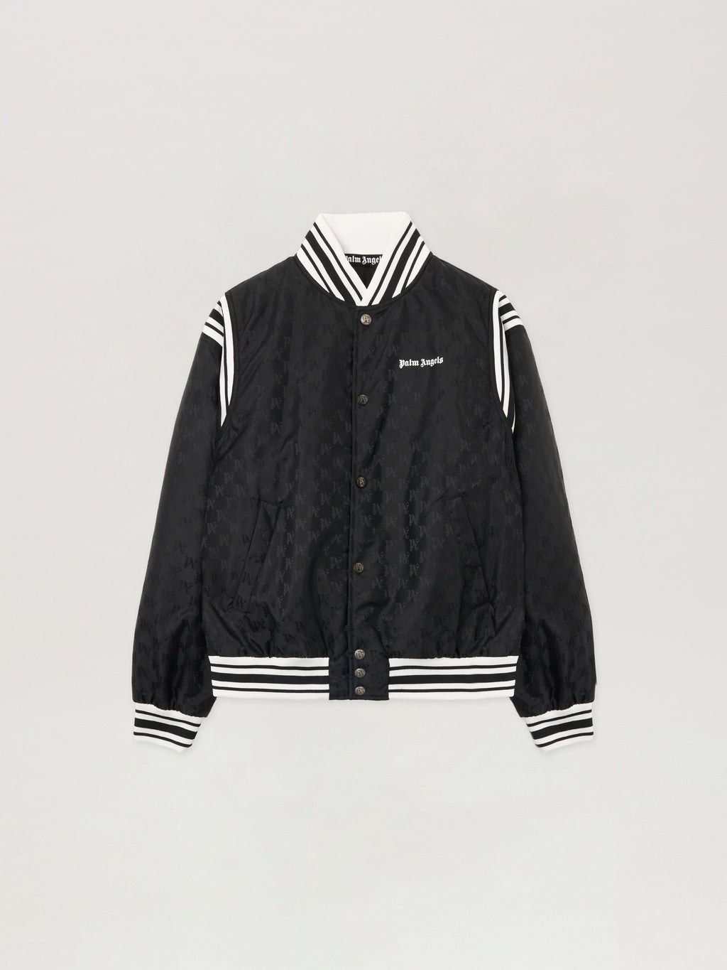 PALM ANGELS  BLACK - OFF WHITE PMEH037F25FAB001