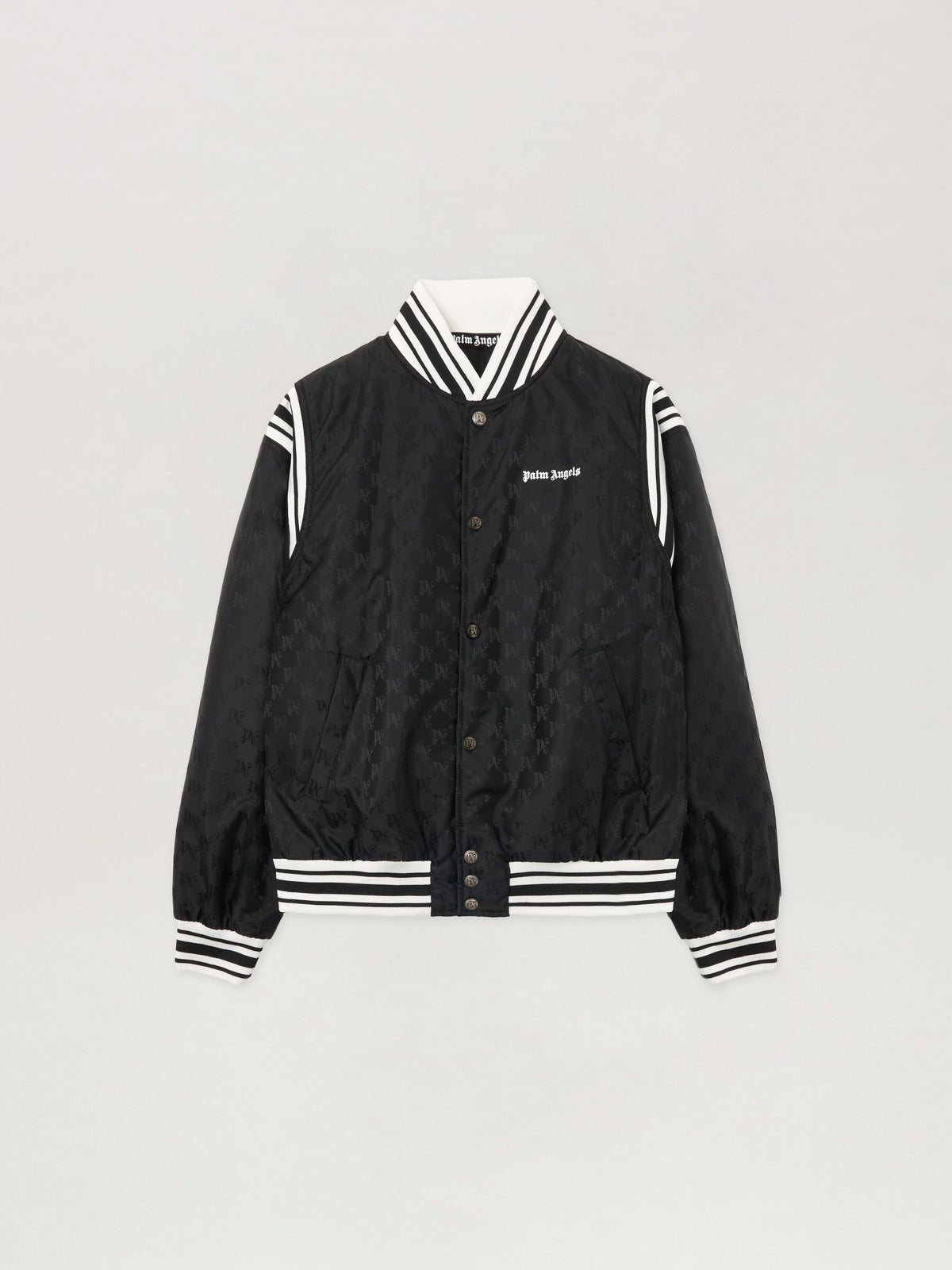 PALM ANGELS  BLACK - OFF WHITE PMEH037F25FAB001