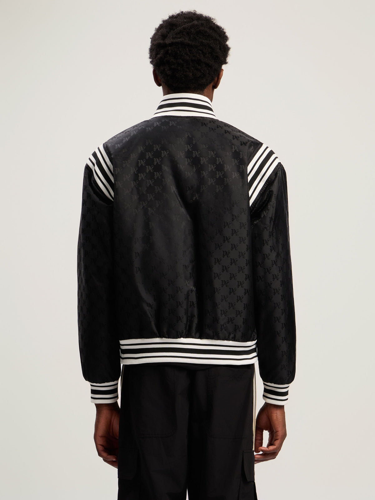 PALM ANGELS  BLACK - OFF WHITE PMEH037F25FAB001