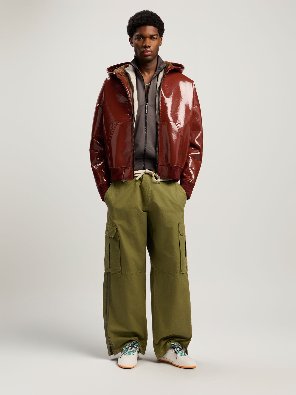 PALM ANGELS  BRICK RED - BRICK RED PMEH03AF25FAB001
