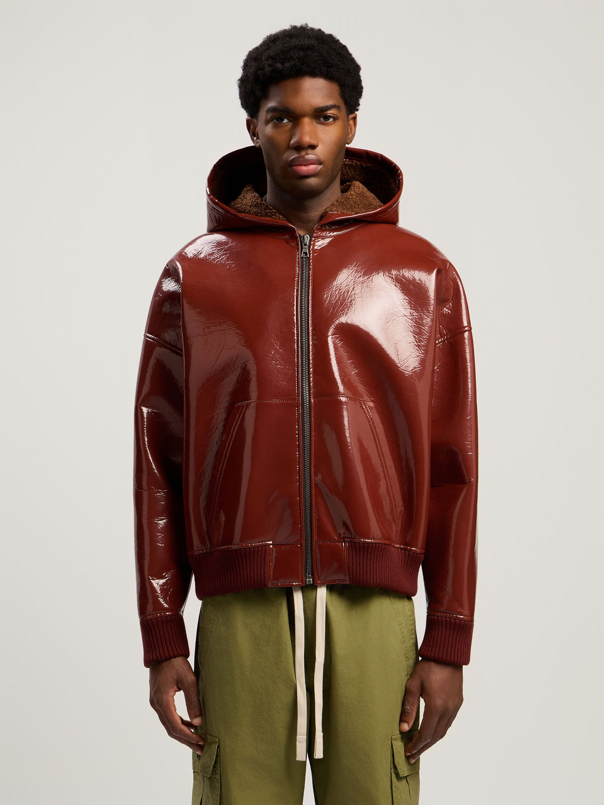 PALM ANGELS  BRICK RED - BRICK RED PMEH03AF25FAB001