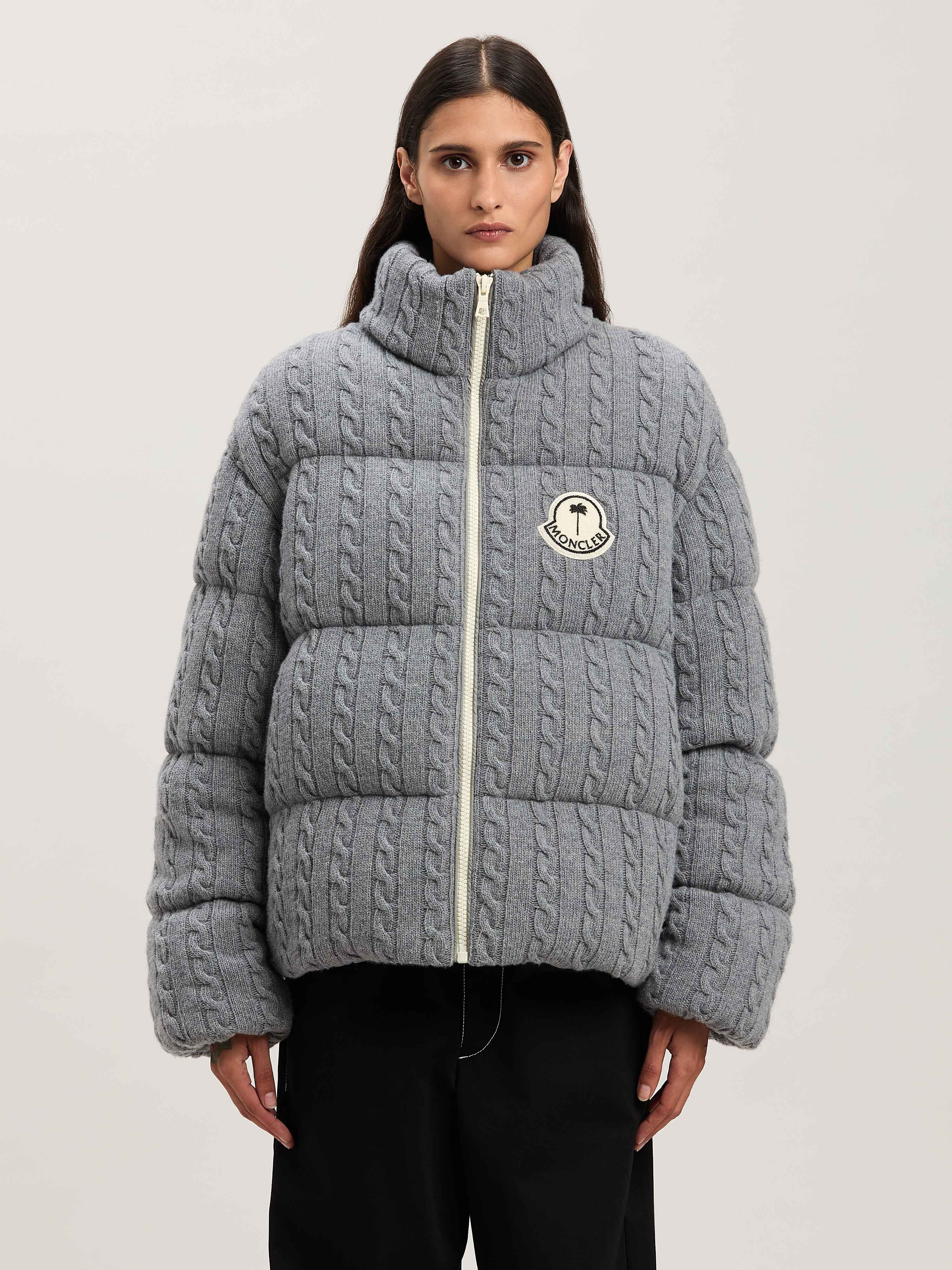 PALM ANGELS   GREY - WHITE PMEJ007T25KNI001