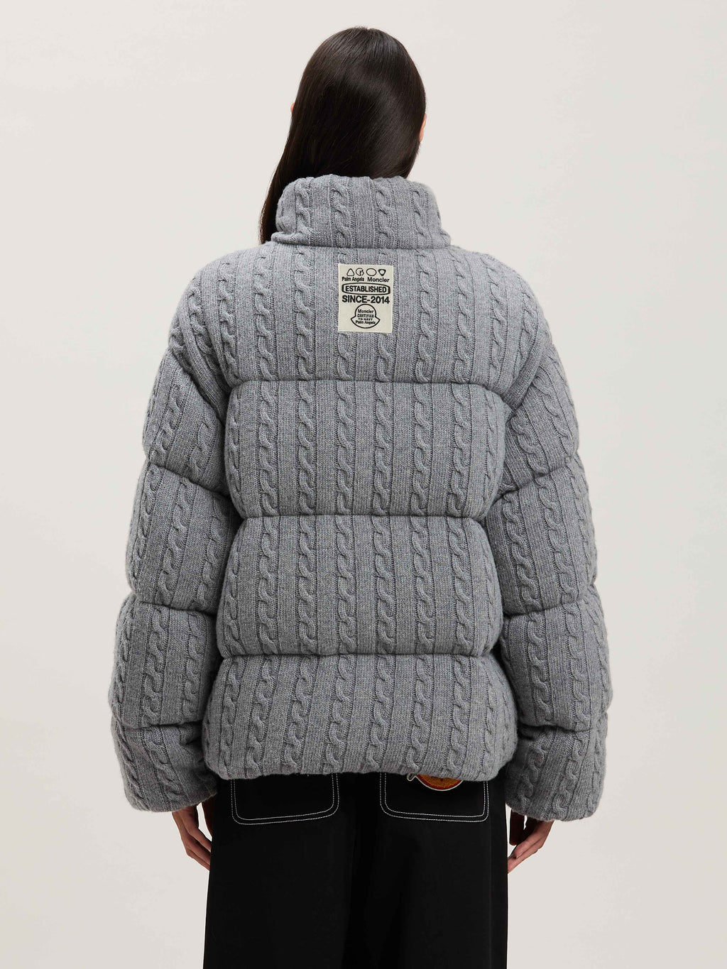 PALM ANGELS   GREY - WHITE PMEJ007T25KNI001