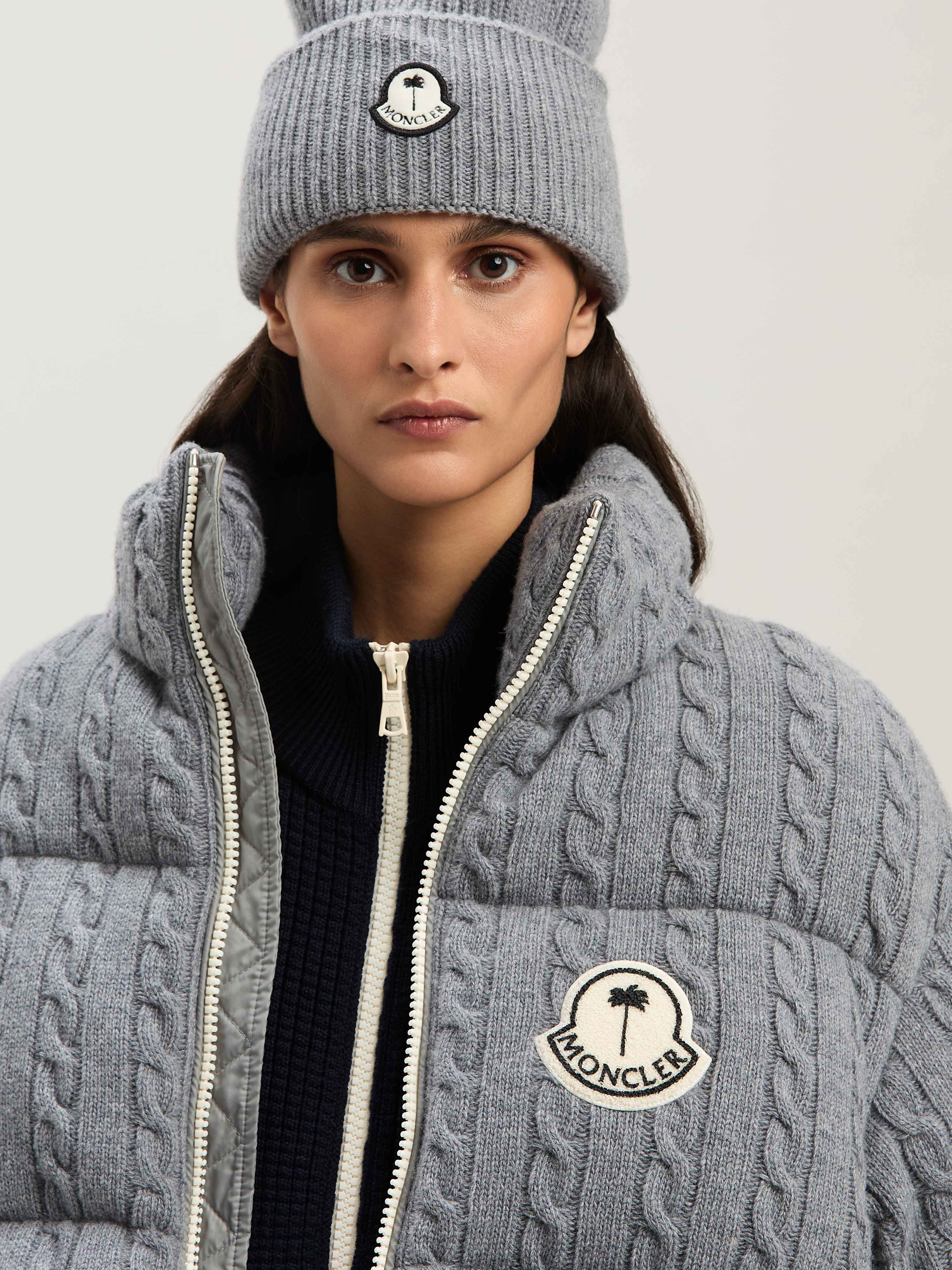 PALM ANGELS   GREY - WHITE PMEJ007T25KNI001