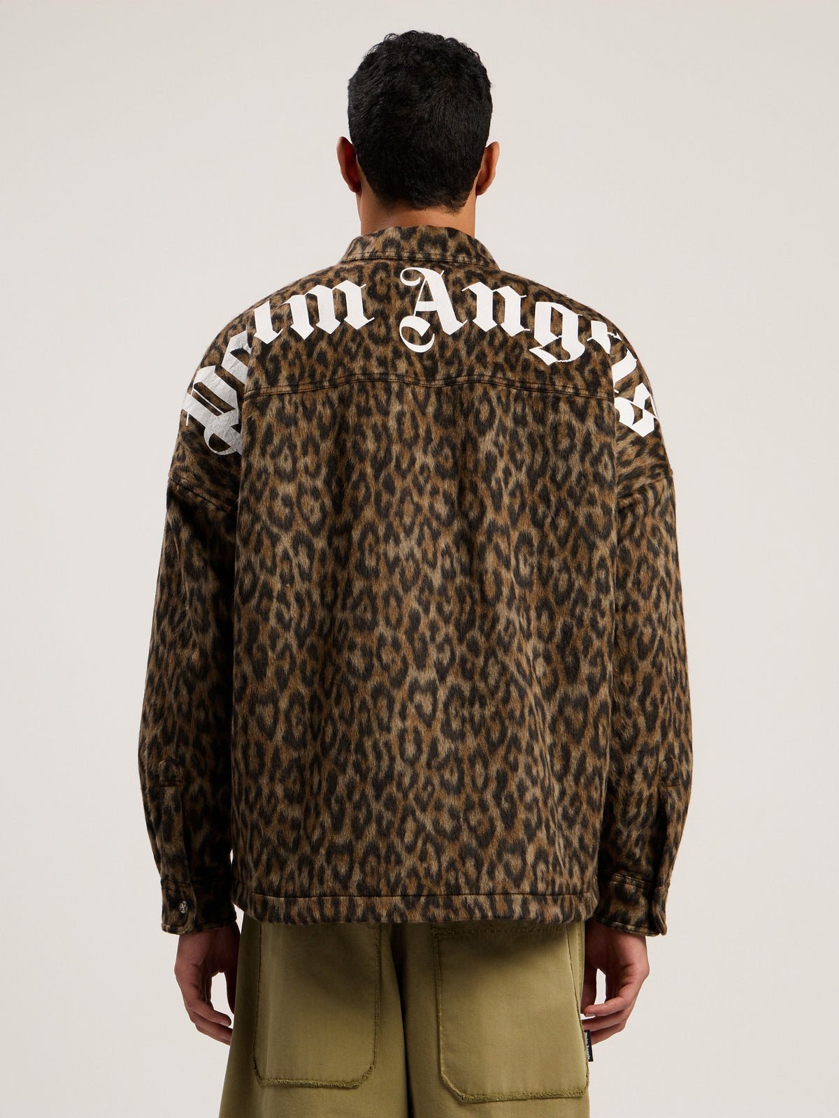 PALM ANGELS  BROWN - OFF WHITE PMES002F25FAB001
