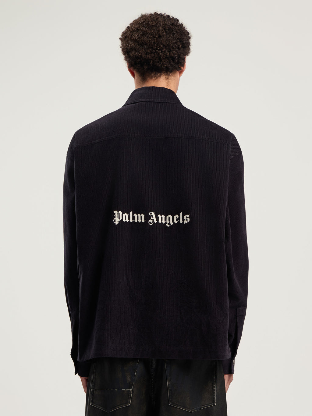 PALM ANGELS  ANTHRACITE - OFF WHITE PMES024F25FAB001