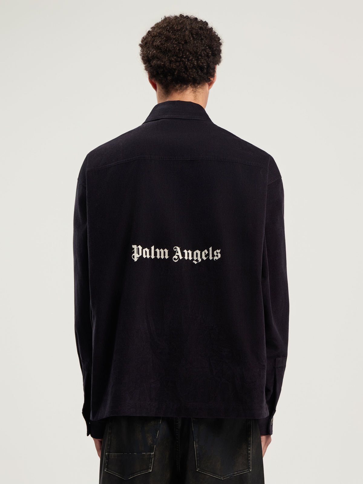 PALM ANGELS  ANTHRACITE - OFF WHITE PMES024F25FAB001