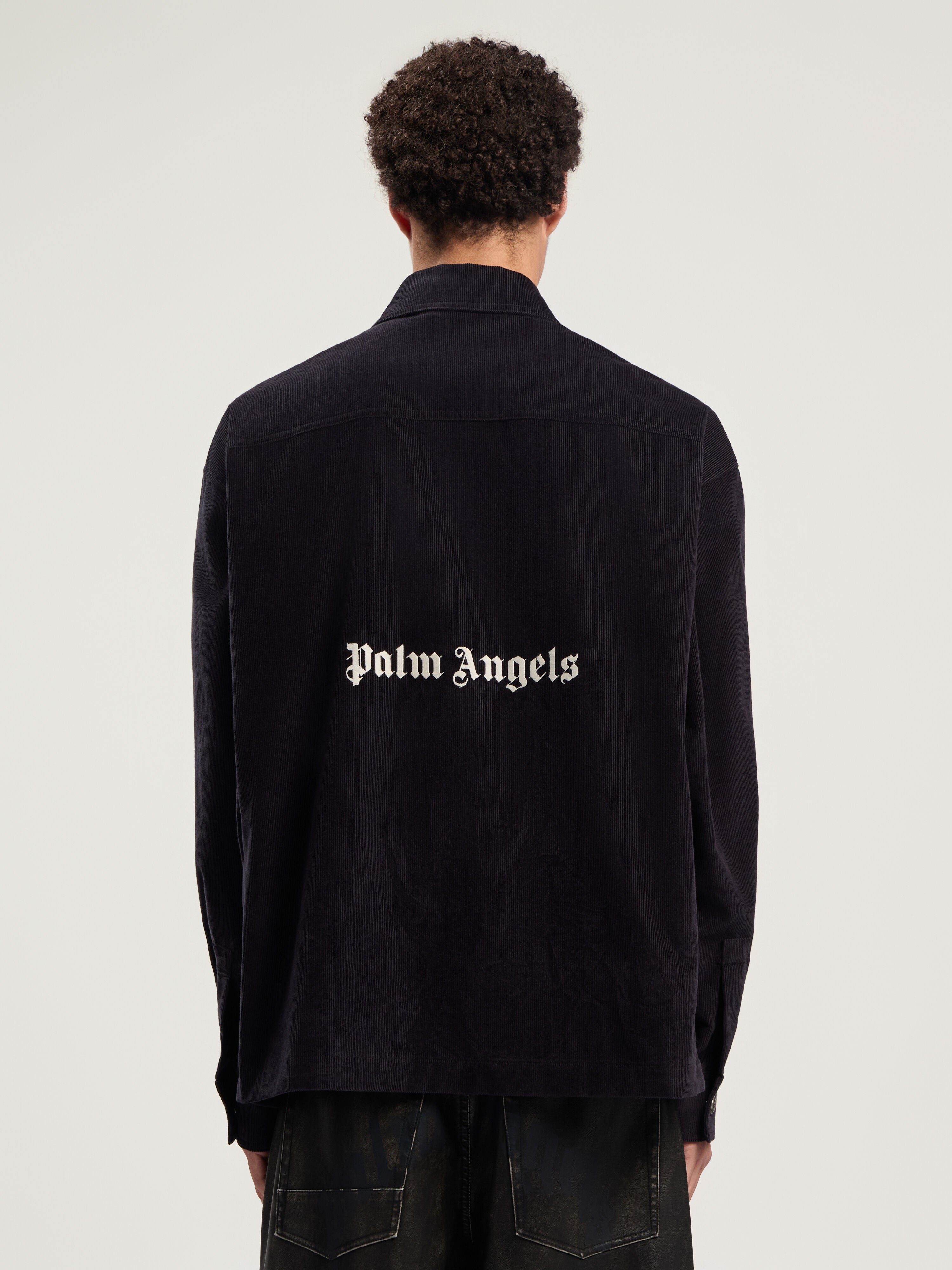 PALM ANGELS  ANTHRACITE - OFF WHITE PMES024F25FAB001