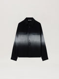 PALM ANGELS Classic Logo Loose Overshirt BLACK OFF WHITE PMES024S26FAB001