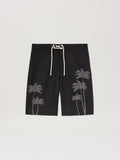 PALM ANGELS  PALMS SWIMSHORTS BLACK - BLACK PMFD017S25FAB003