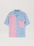 PALM ANGELS  NET LOGO BOWLING SHIRT SS IVORY - MULTIC IVORY - MULTICOLOR PMGG00AS25FAB001