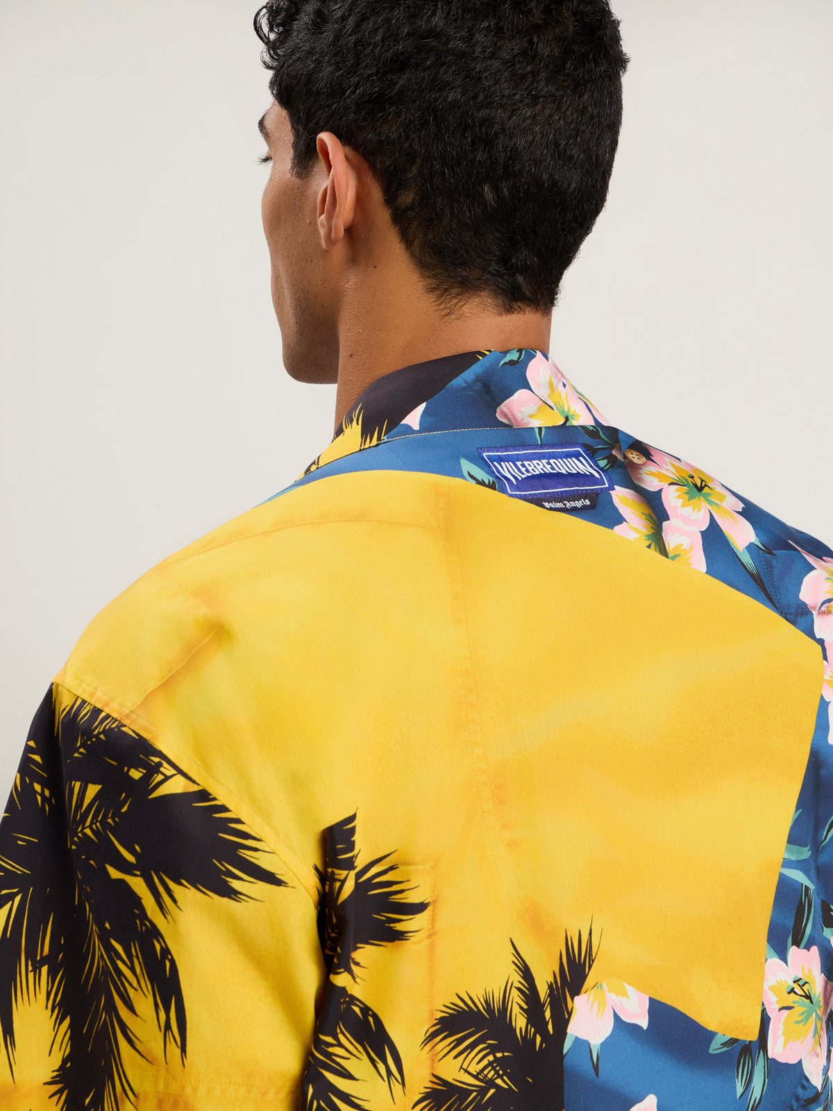 PALM ANGELS  BLUE - YELLOW PMGG00DF25FAB001