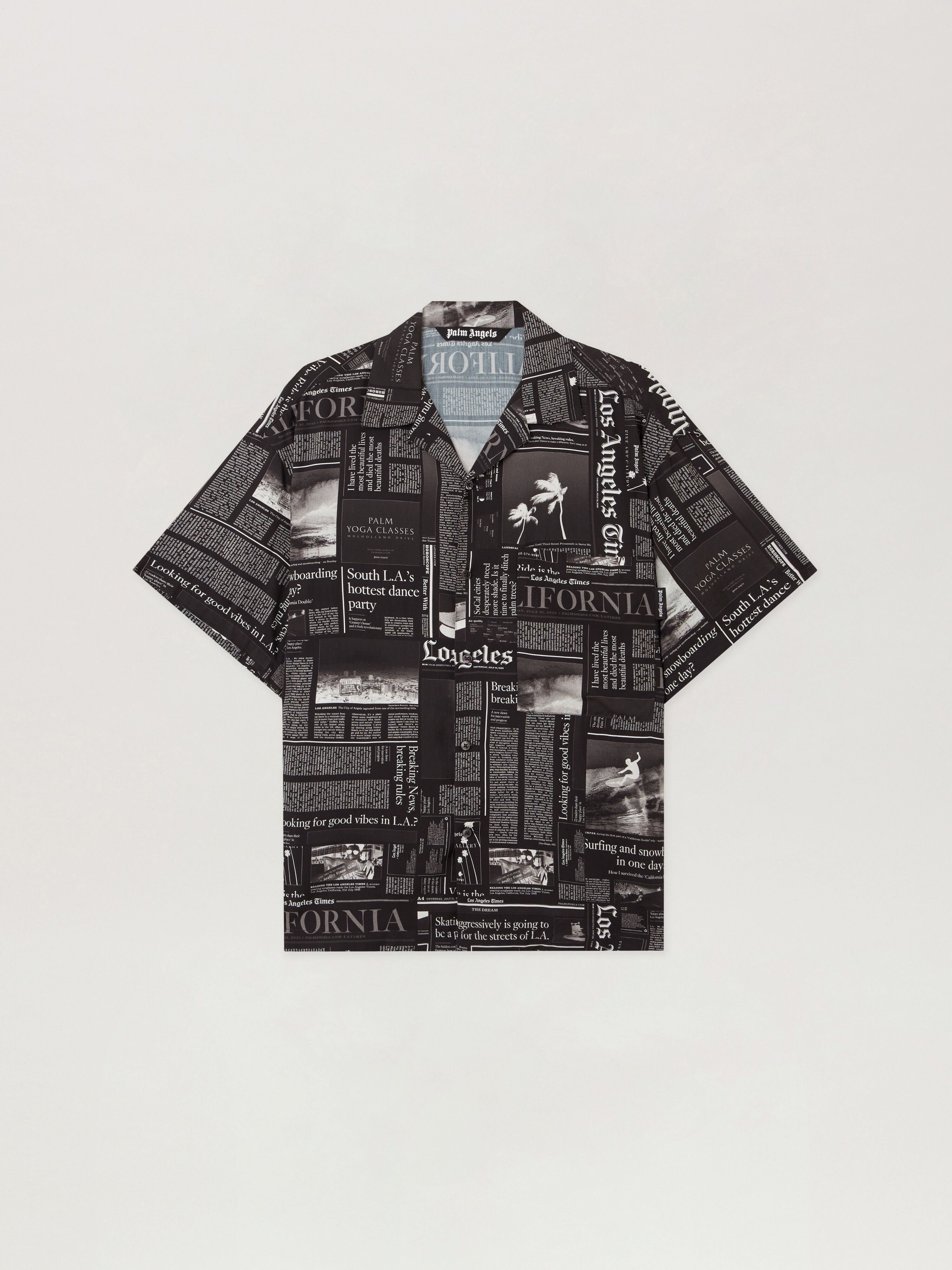 PALM ANGELS  BLACK - OFF WHITE PMGG00DF25FAB005