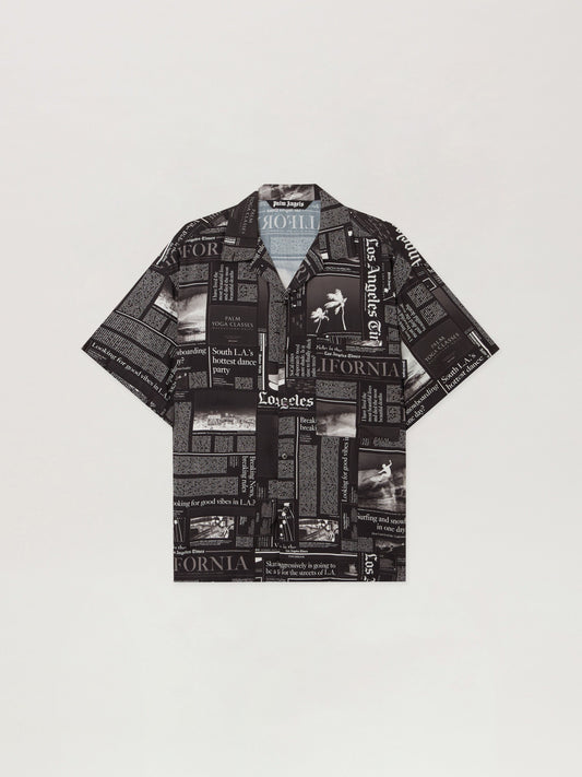 PALM ANGELS  BLACK - OFF WHITE PMGG00DF25FAB005