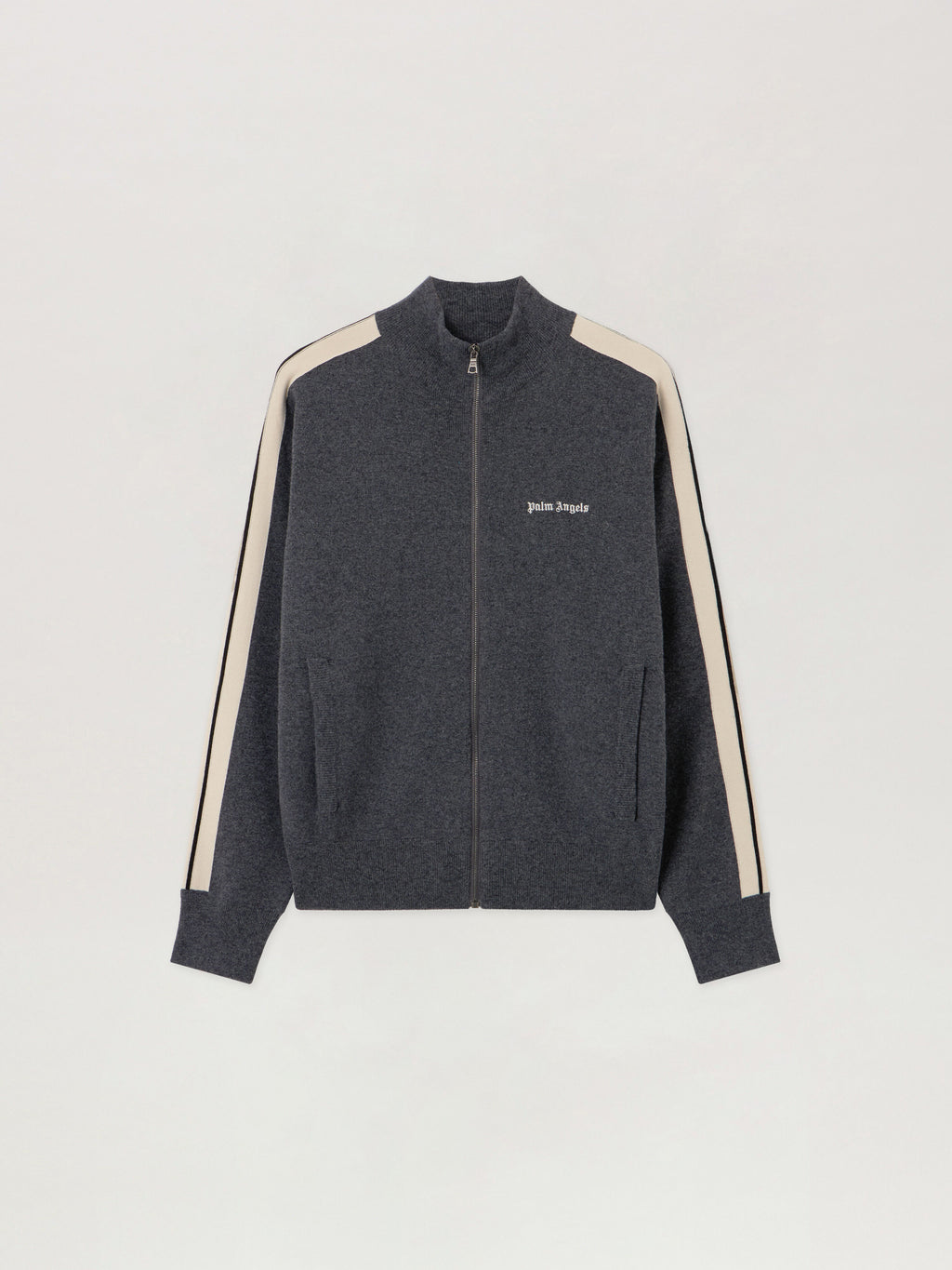 PALM ANGELS  DARK GREY - OFF WHITE PMHA063F25KNI001