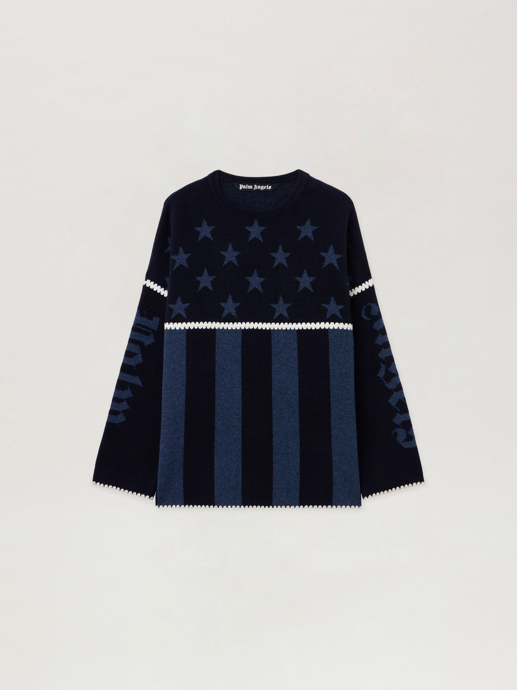 PALM ANGELS  NAVY BLUE - DUSTY BLUE PMHE084F25KNI001