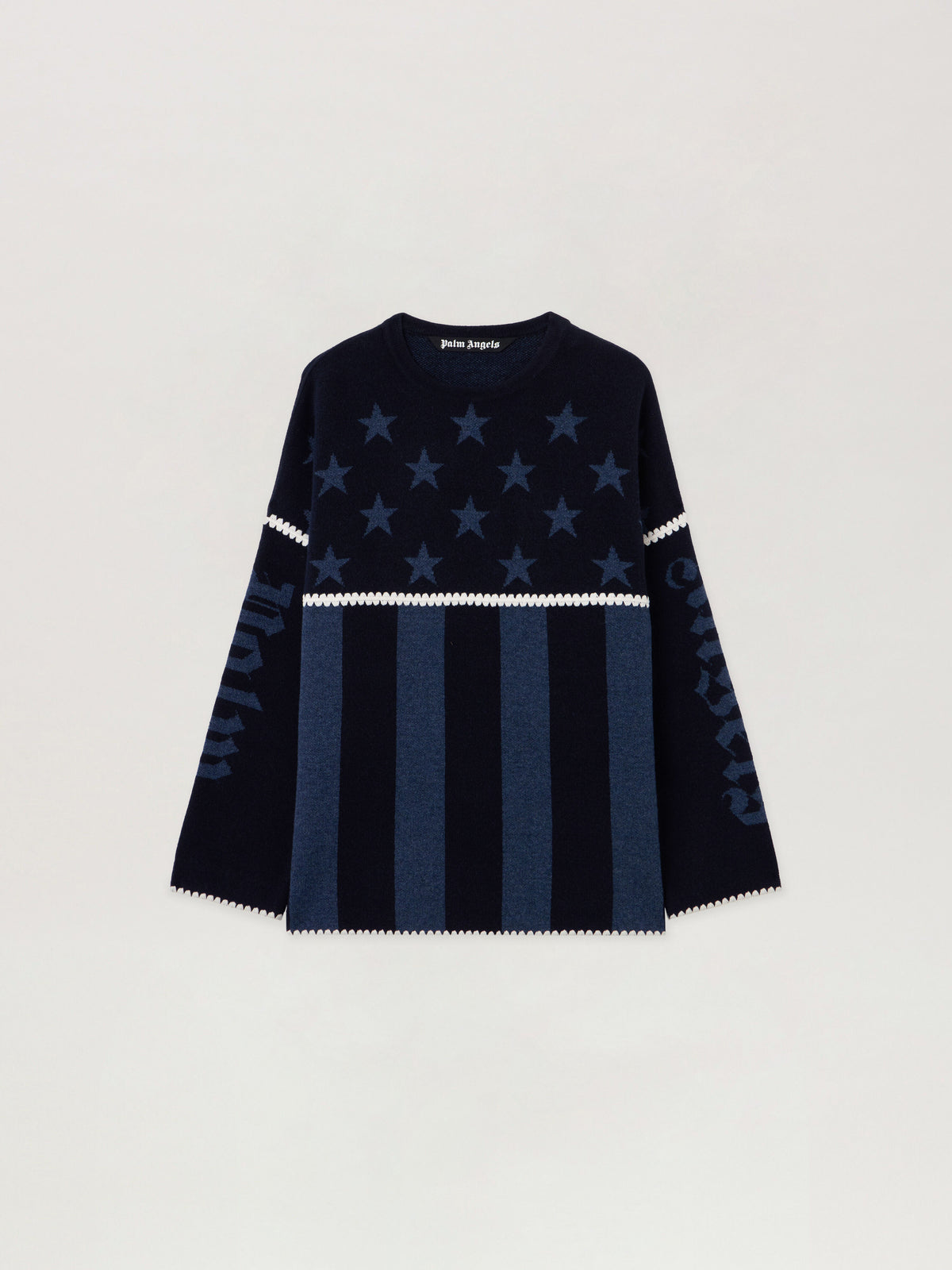 PALM ANGELS  NAVY BLUE - DUSTY BLUE PMHE084F25KNI001